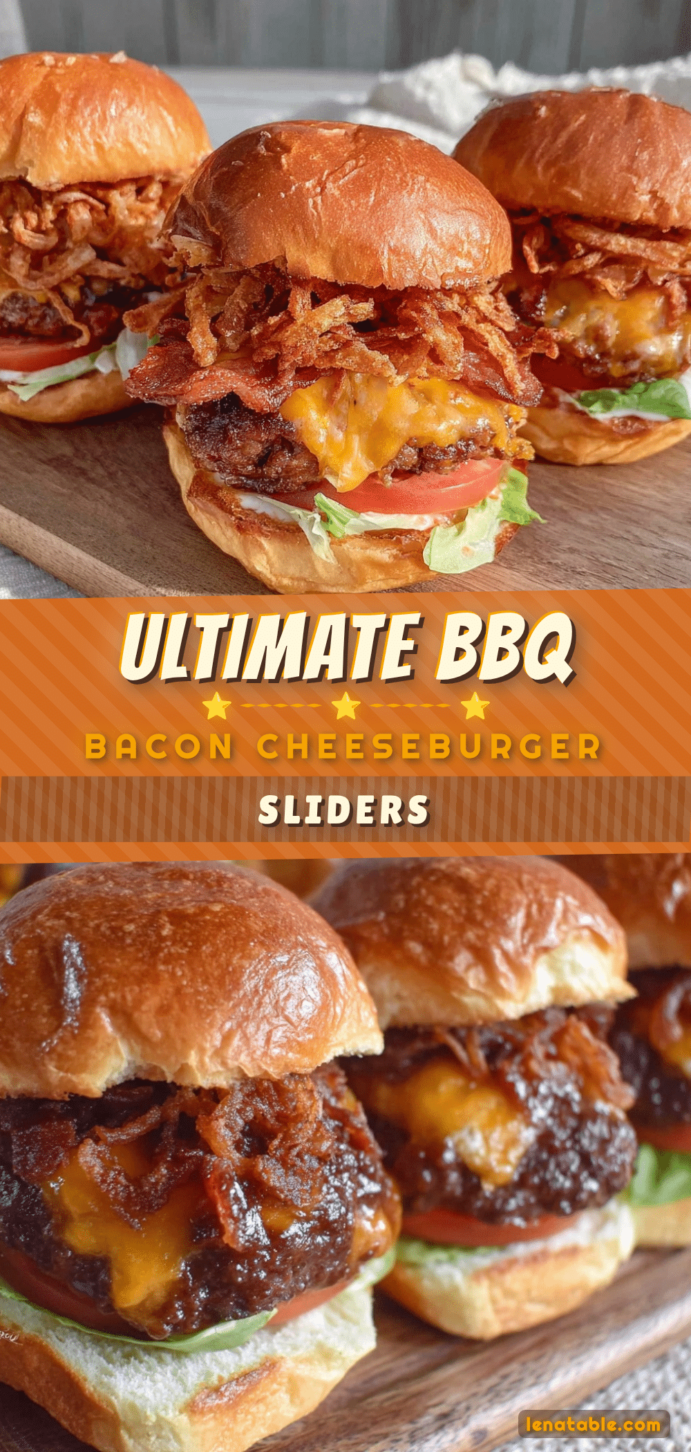 BBQ Bacon Cheeseburger Sliders recipe