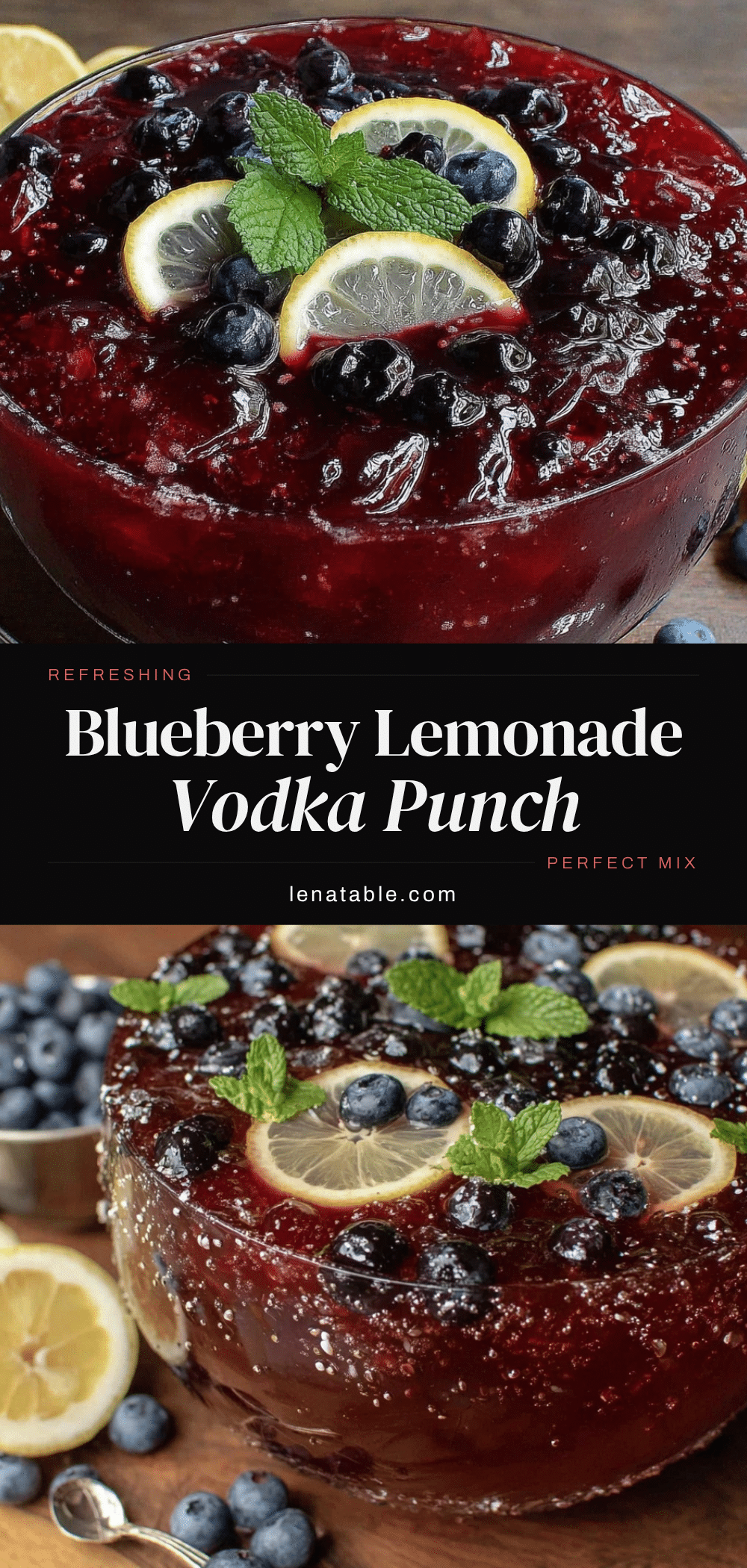 blueberry lemonade vodka punch recipe