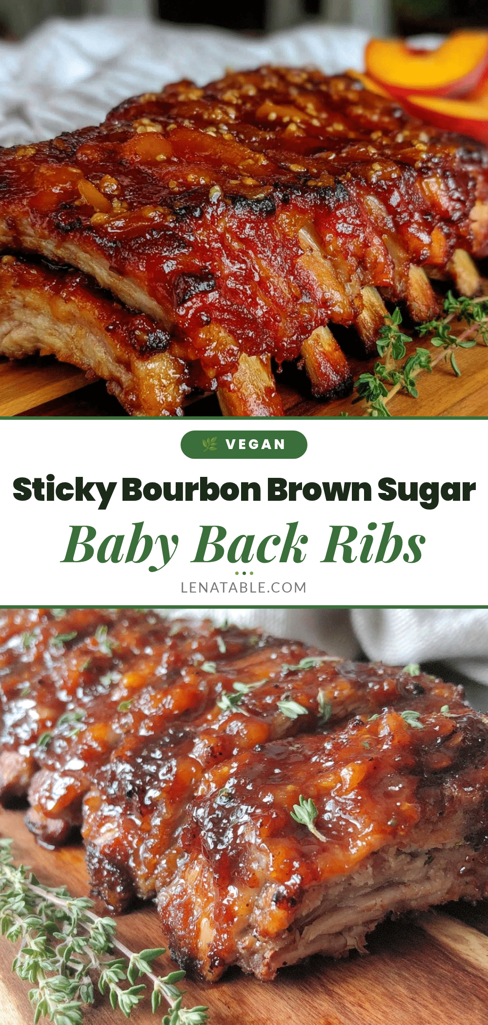 bourbon brown sugar baby back ribs recipe