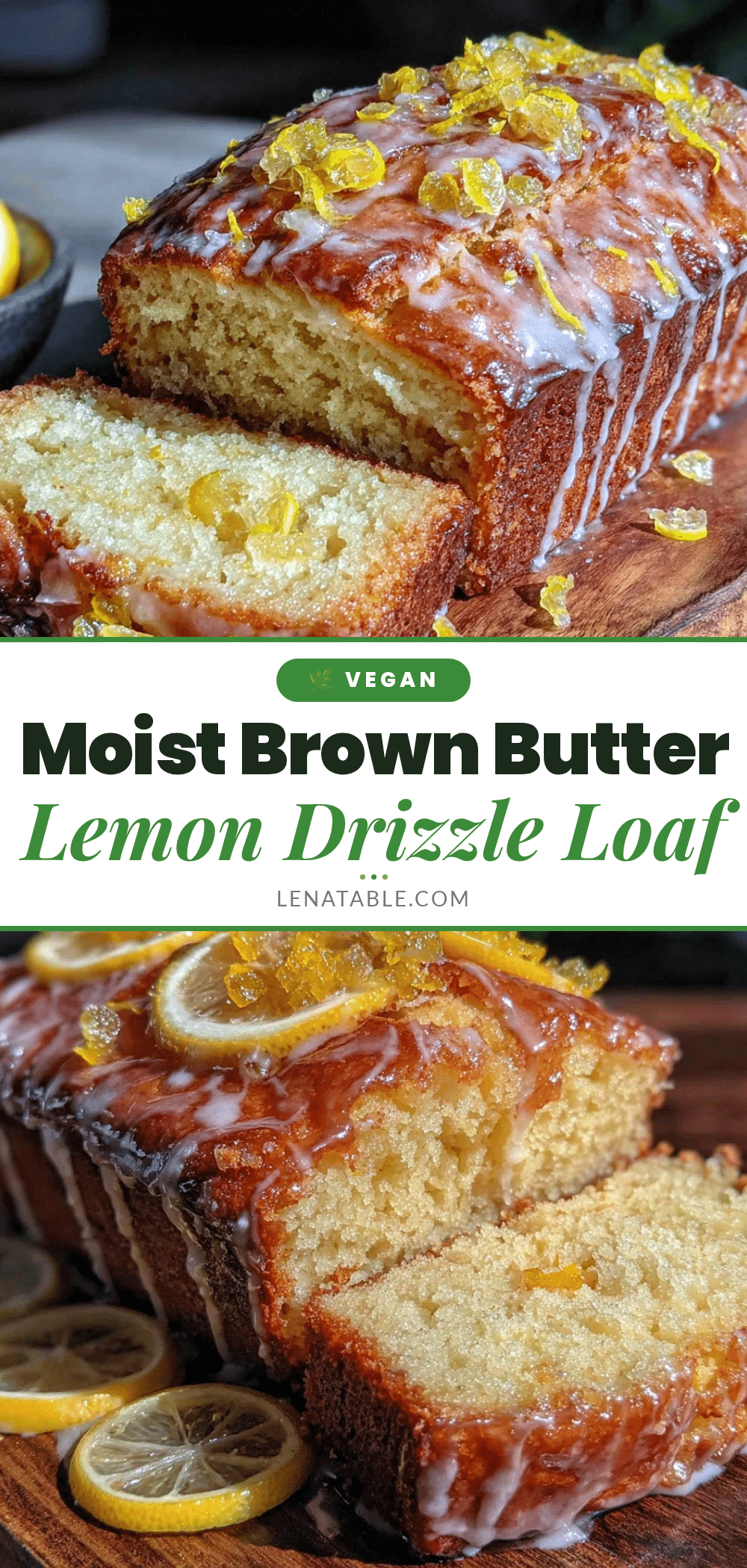 brown butter lemon drizzle loaf recipe