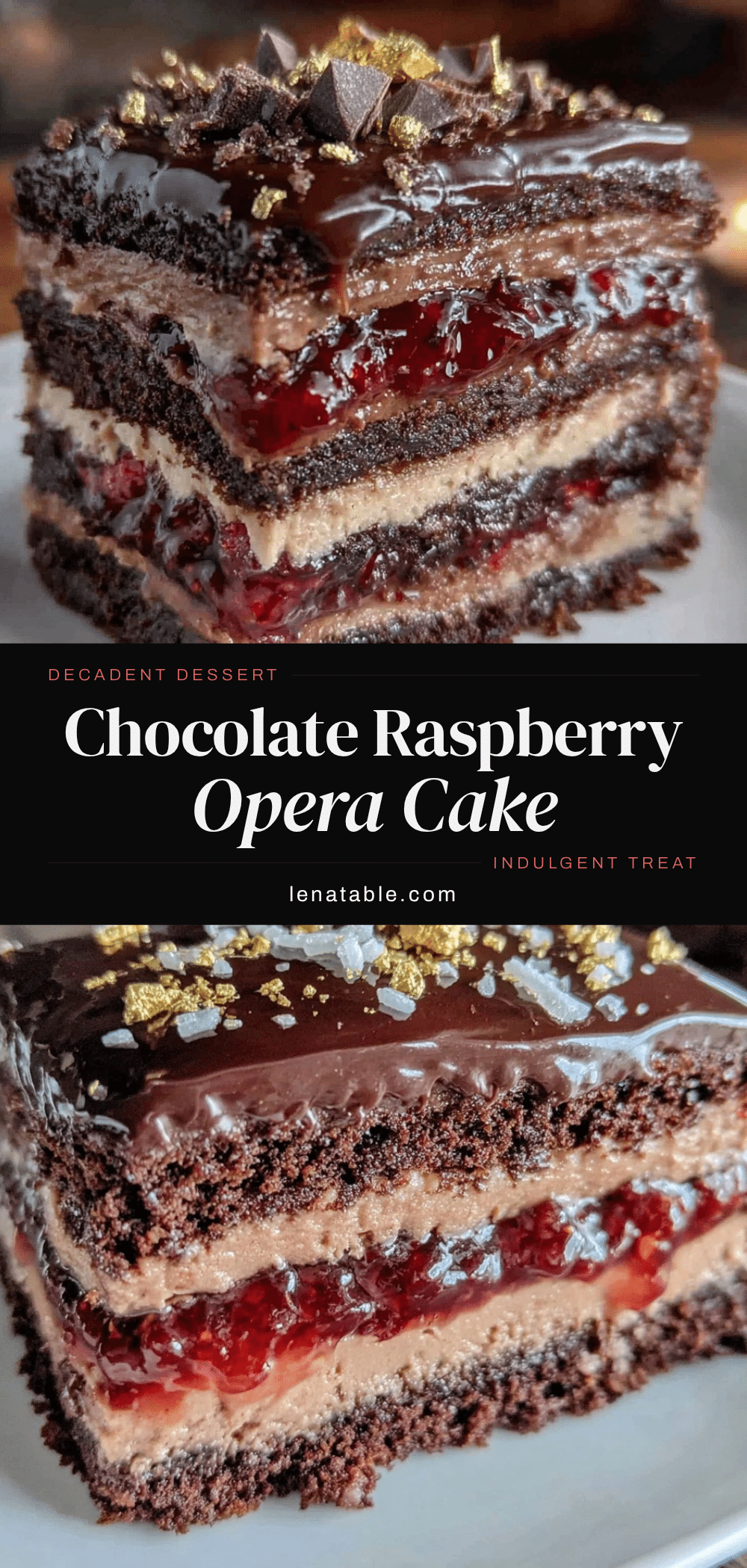 chocolate raspberry opera cake recipe