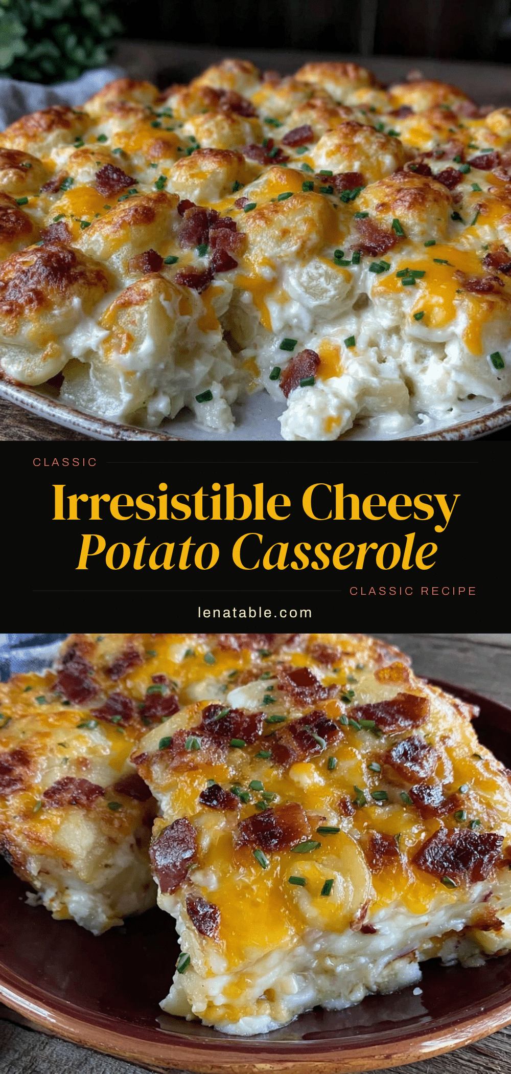 classic cheesy potato casserole recipe
