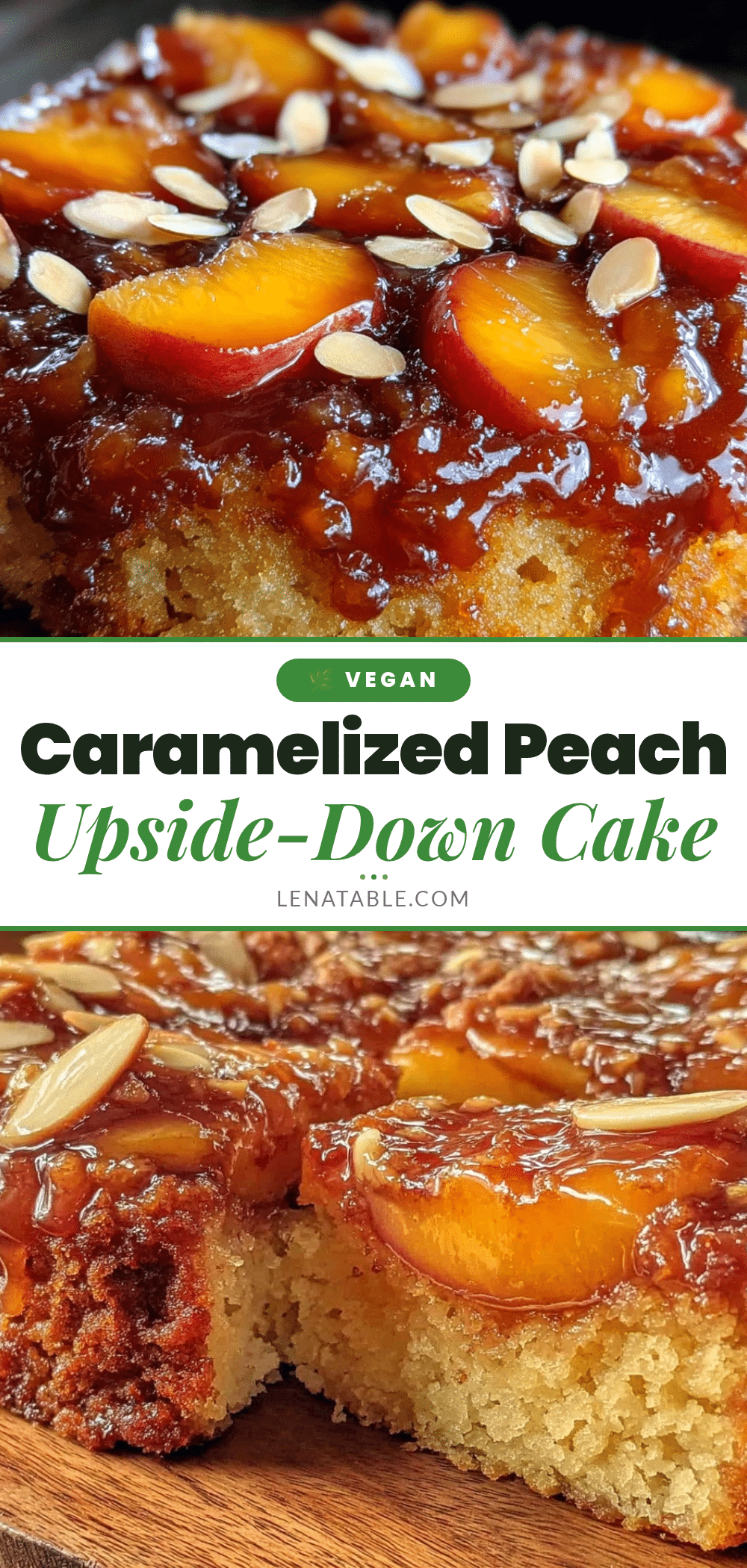 classic fresh peach upside-down cake recipe