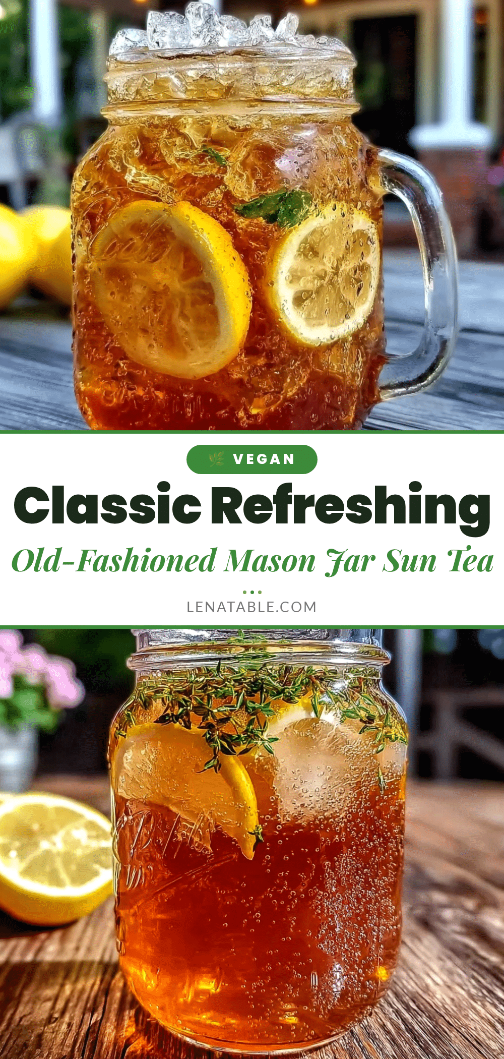 classic homemade old-fashioned sun tea recipe