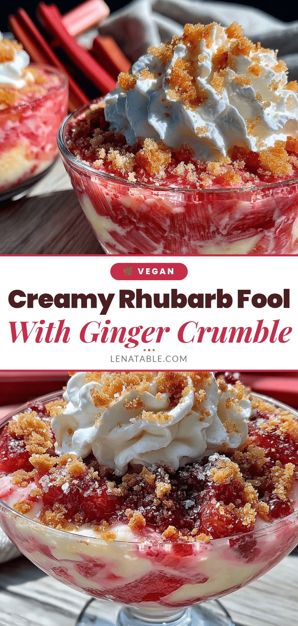 Creamy Classic Rhubarb Fool recipe