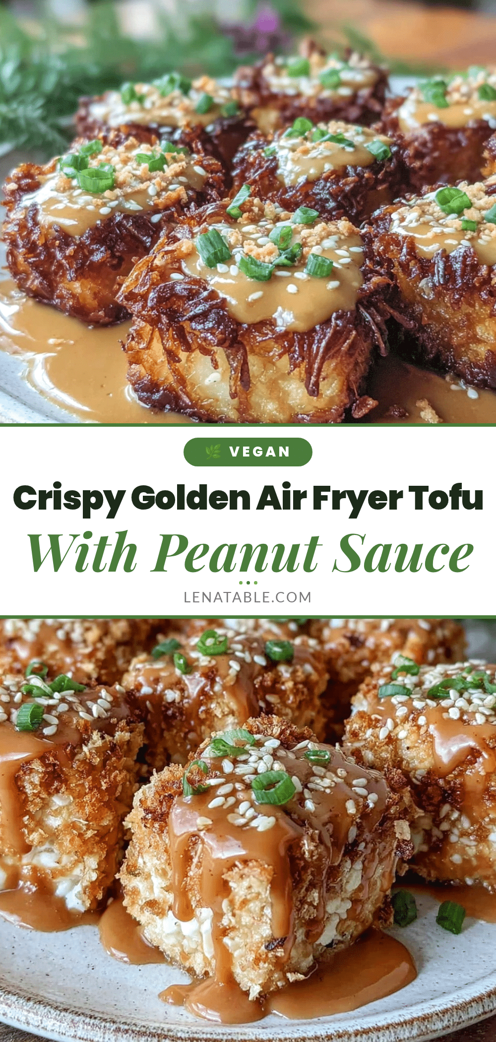 crispy air fryer tofu recipe