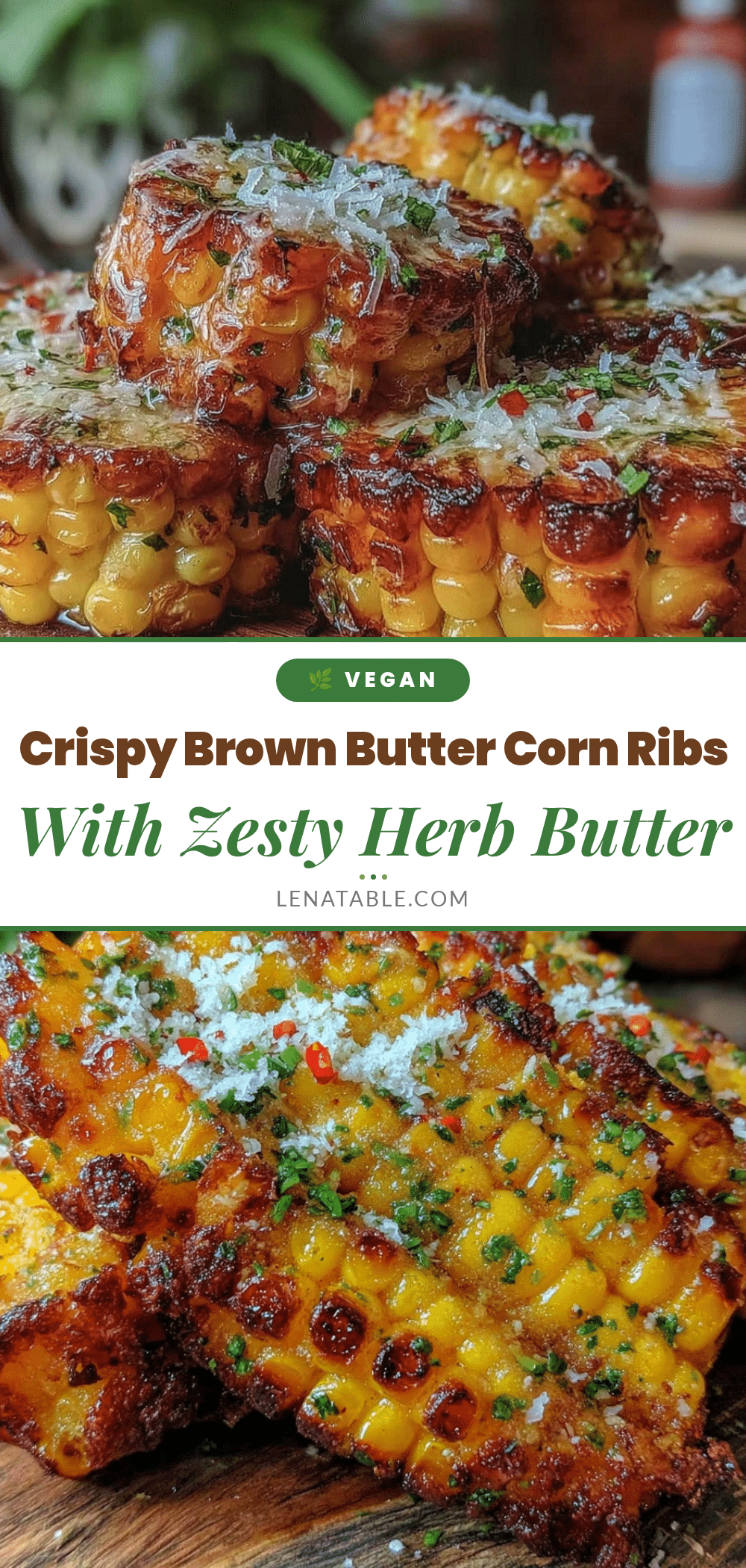 crispy brown butter corn ribs recipe