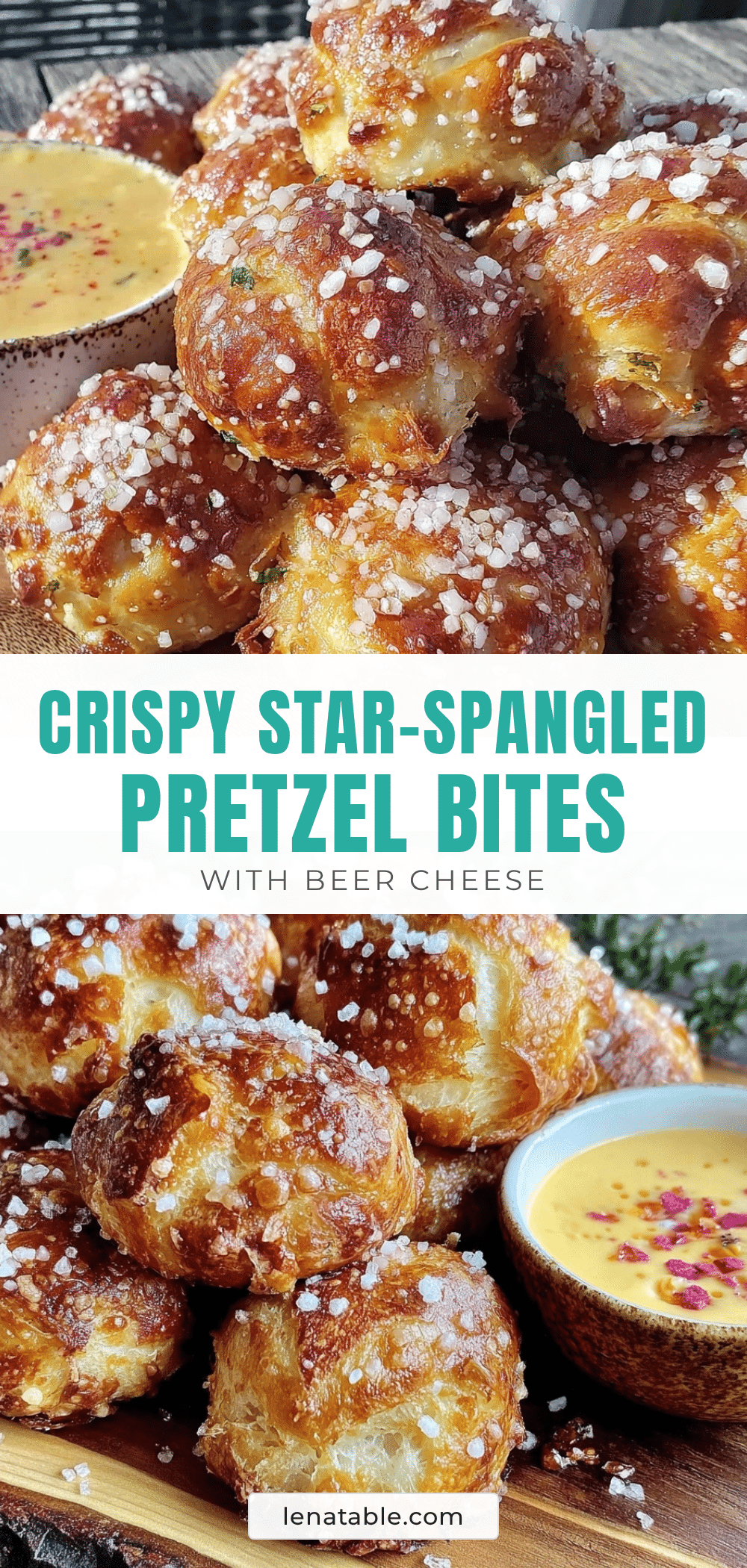 crispy star-spangled pretzel bites recipe