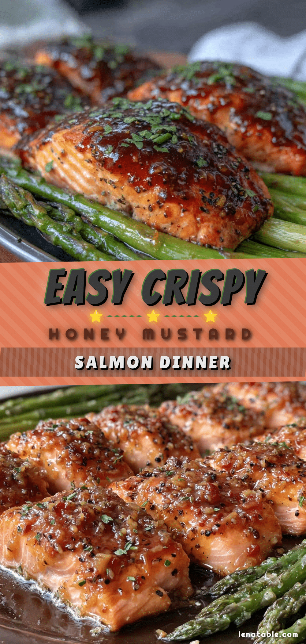 easy crispy sheet pan honey mustard salmon recipe