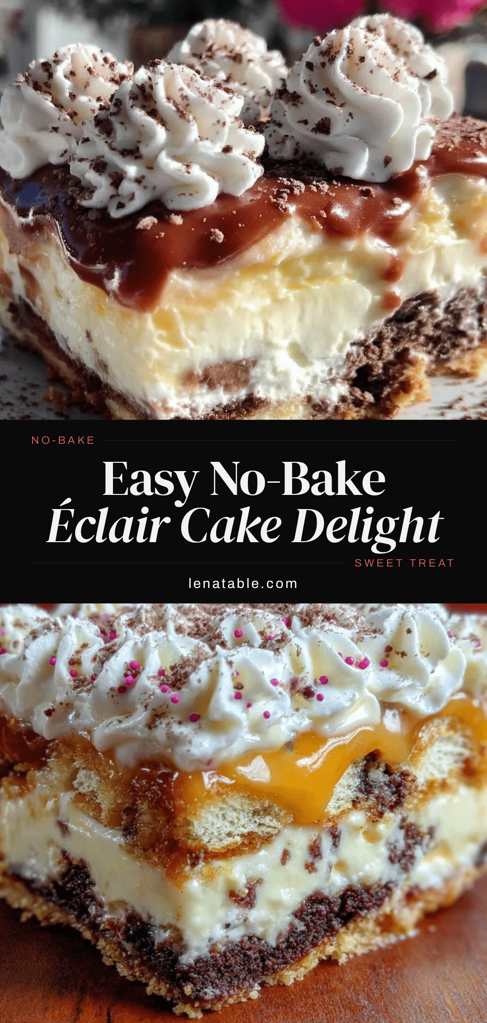 easy no-bake éclair cake recipe recipe