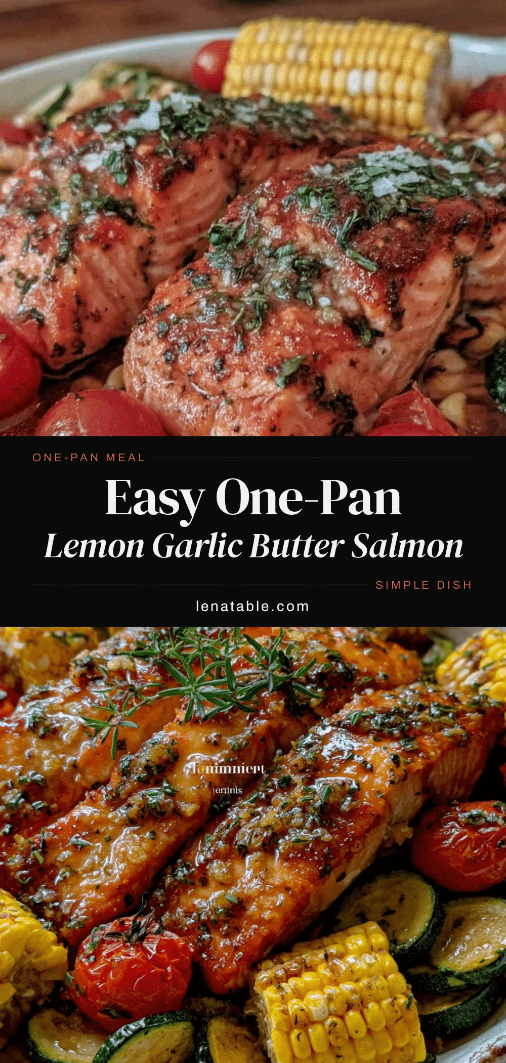 easy one-pan lemon garlic butter salmon recipe