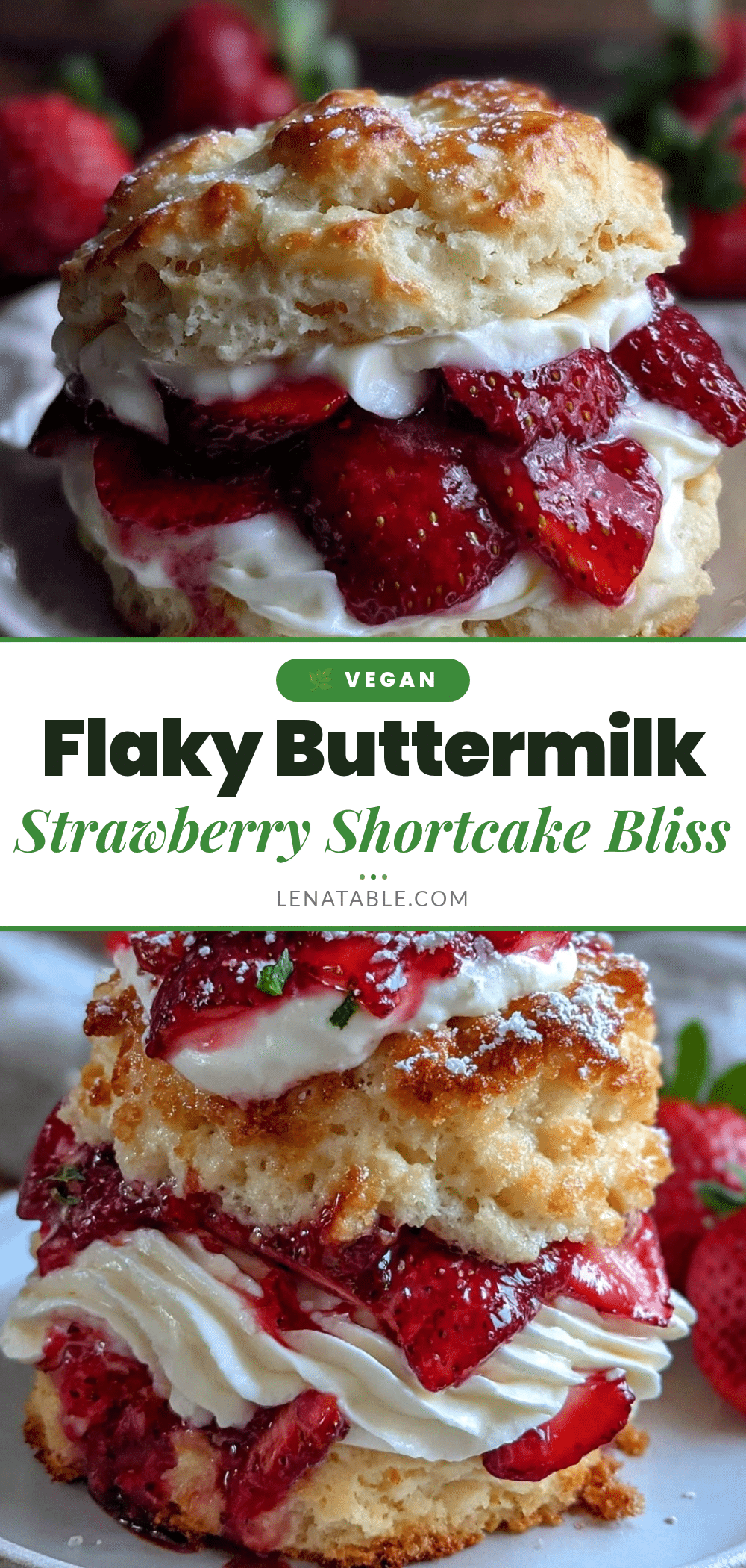 flaky whipped strawberry shortcake recipe