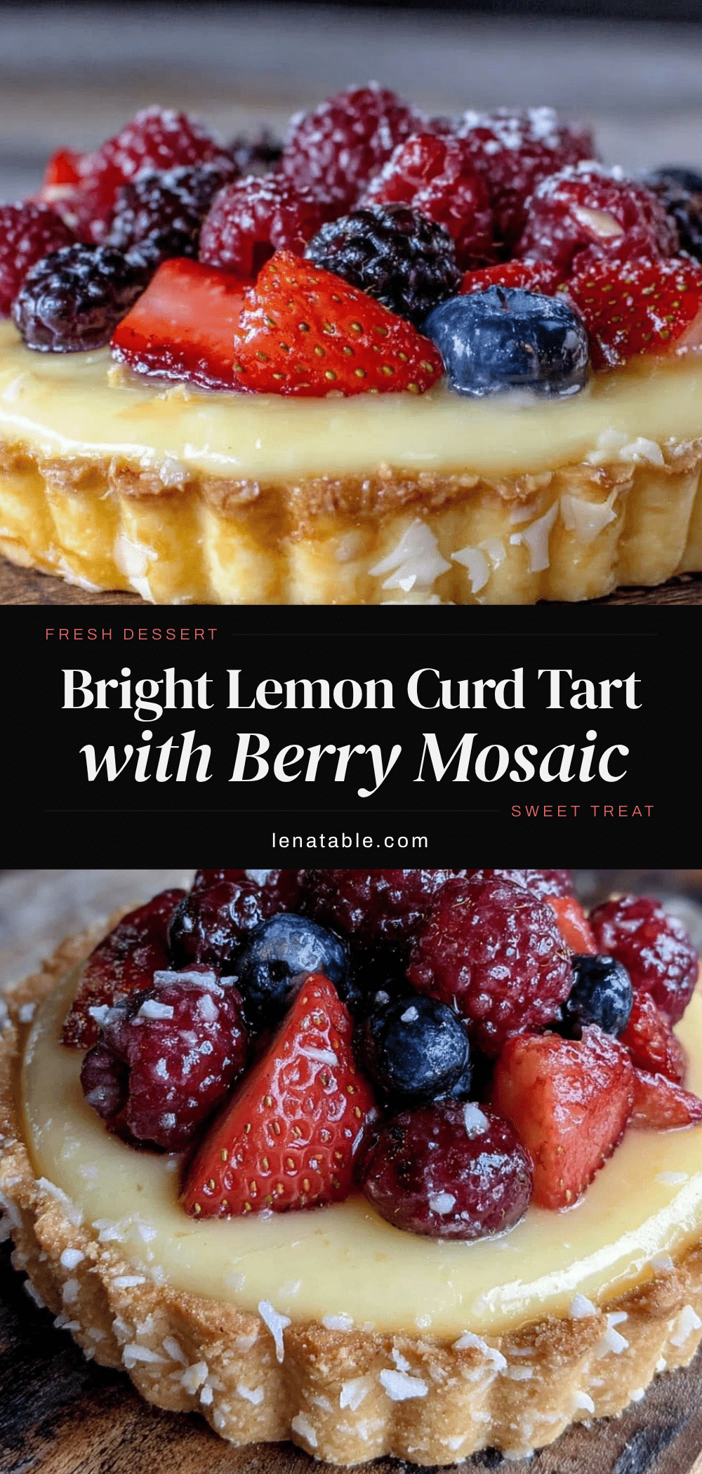 fresh lemon curd fruit tart recipe