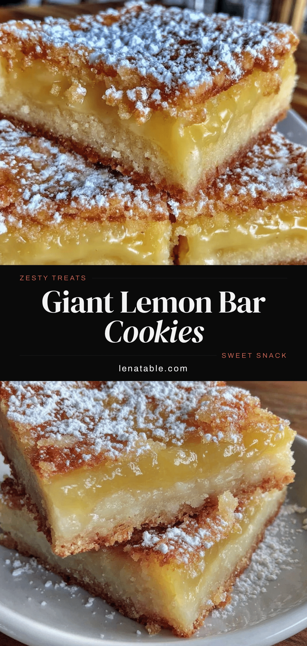 giant lemon bar cookies recipe