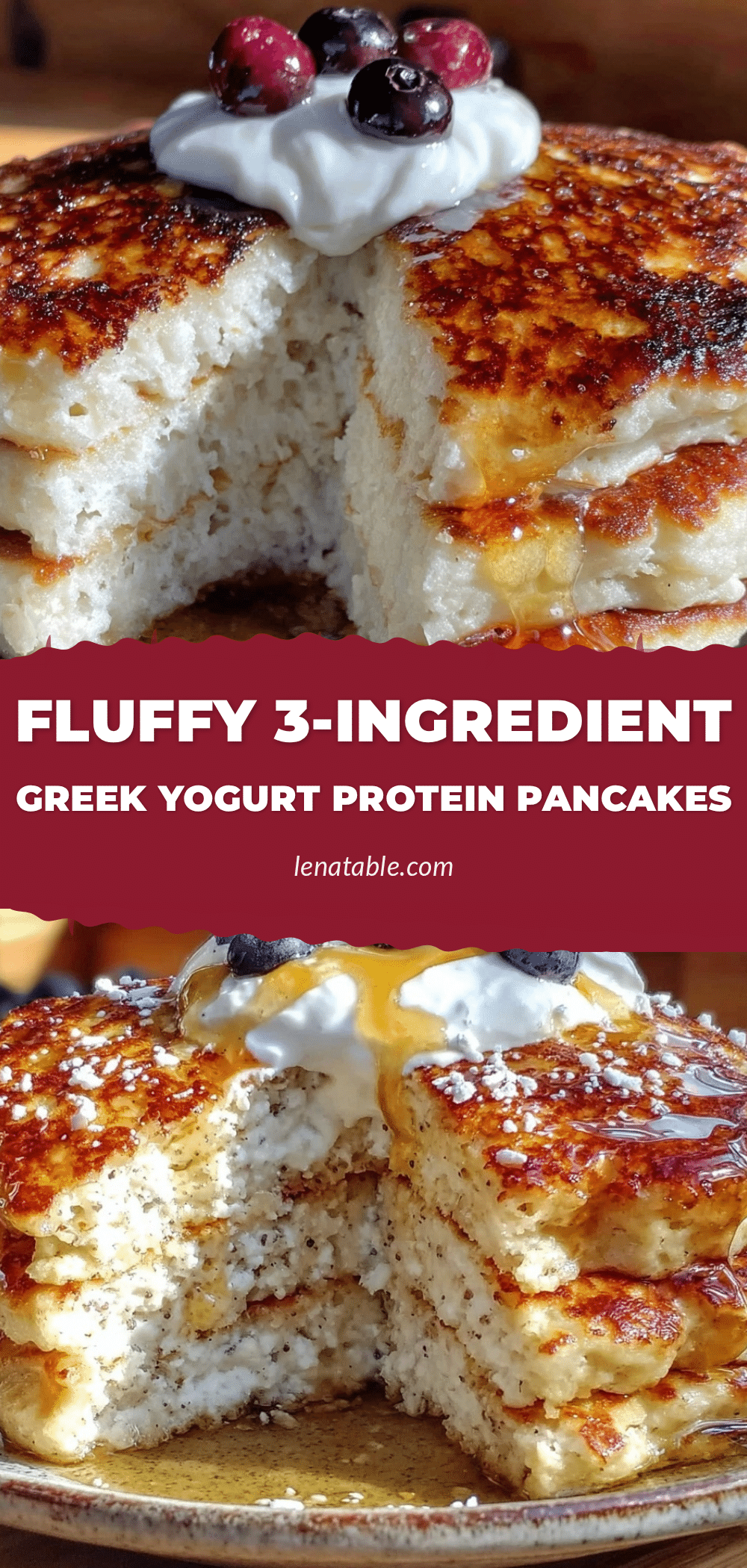 Greek yogurt protein pancakes recipe