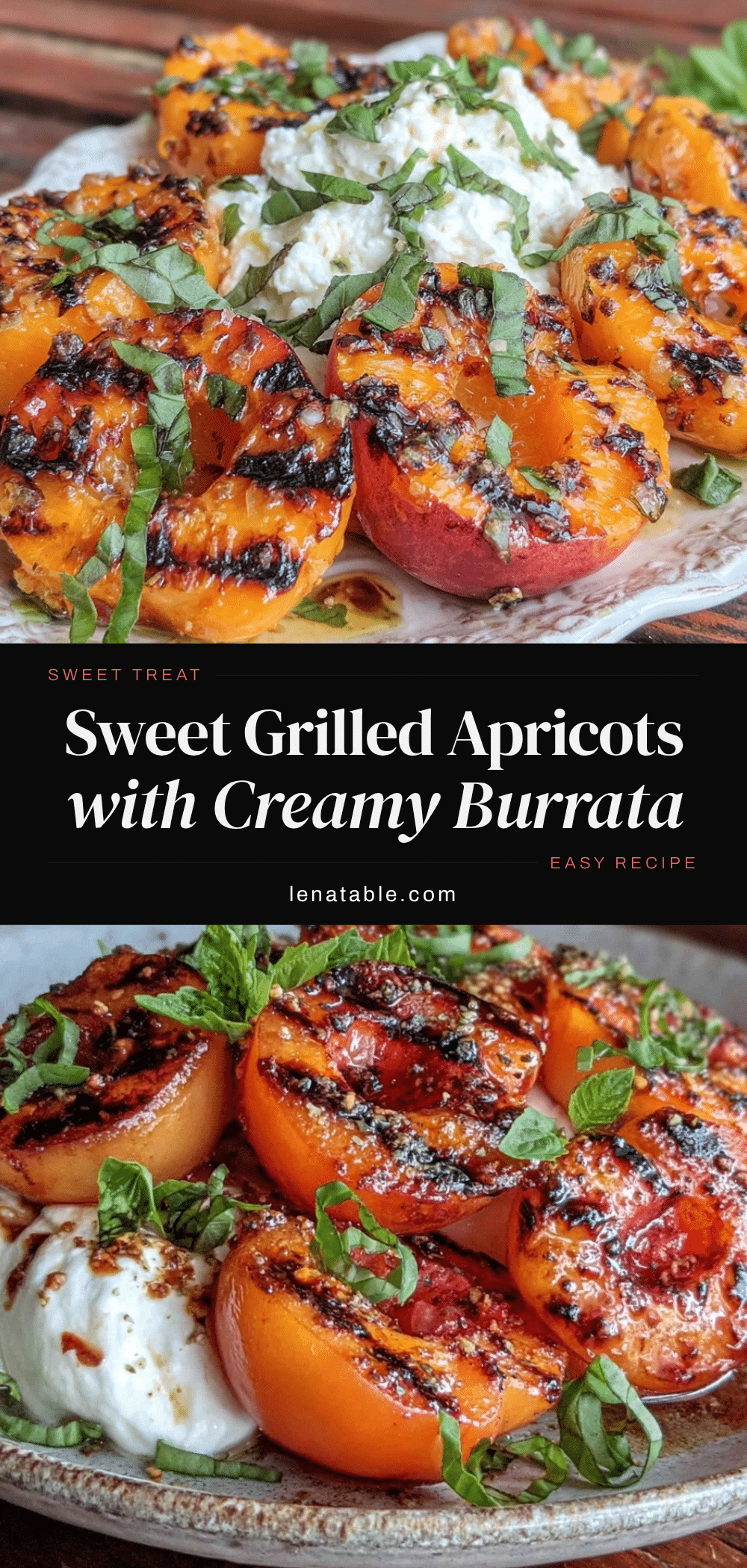 grilled apricots with burrata recipe