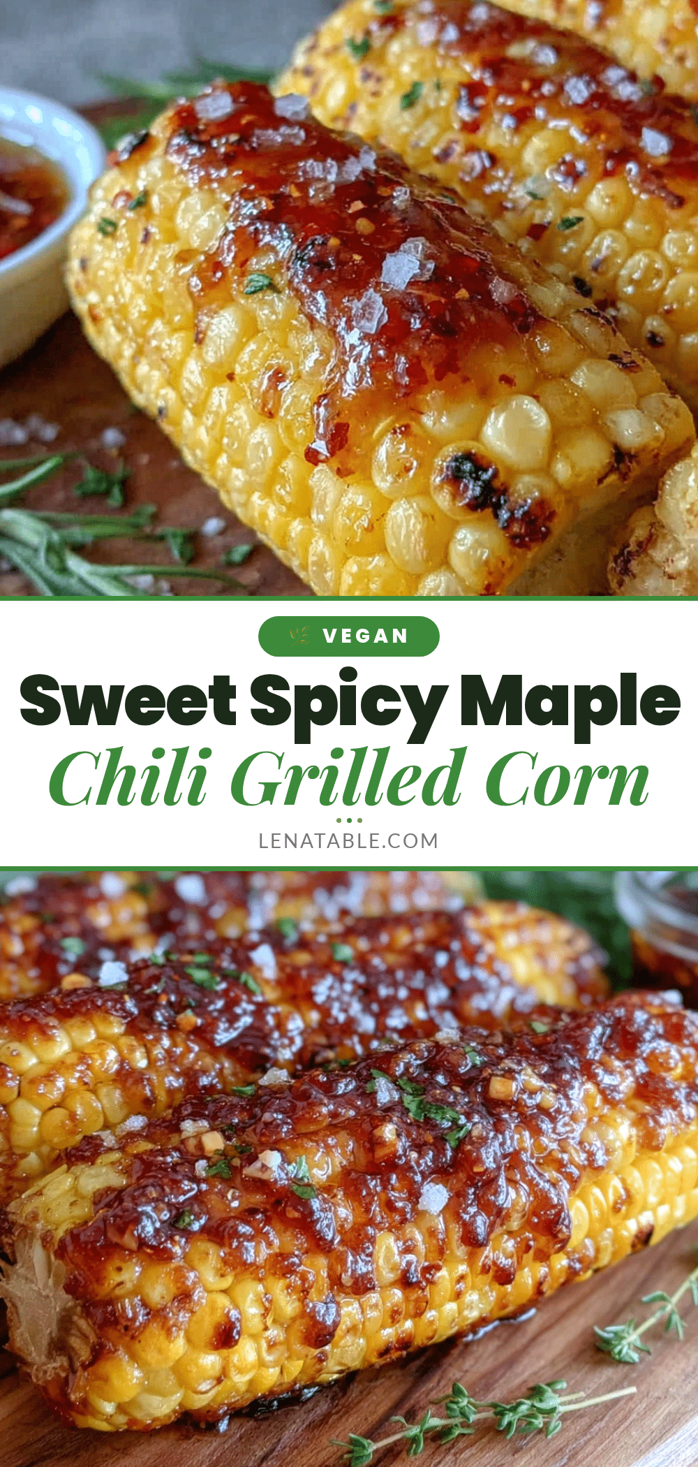 grilled corn on the cob with maple chili butter recipe