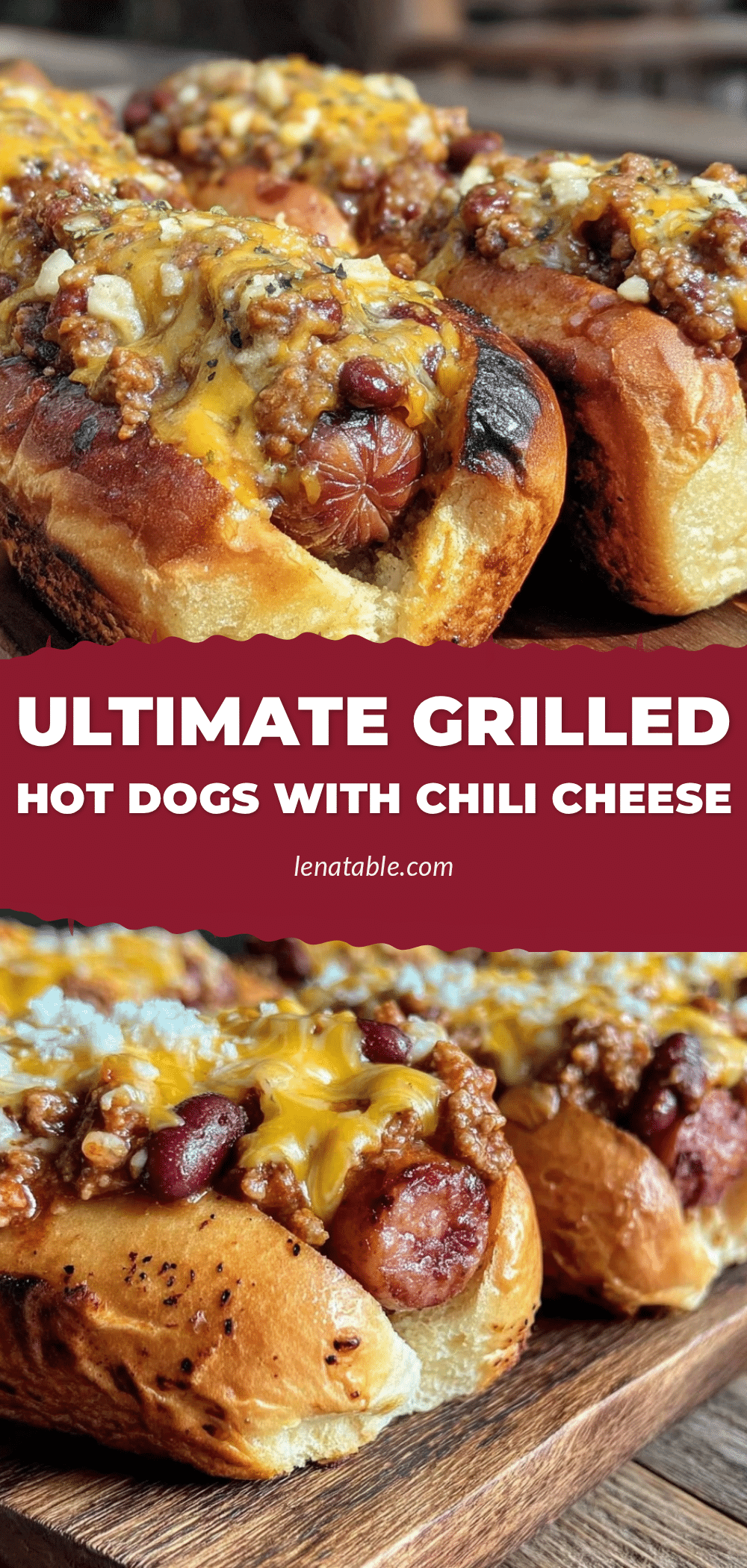 grilled hot dogs with homemade chili and cheese recipe