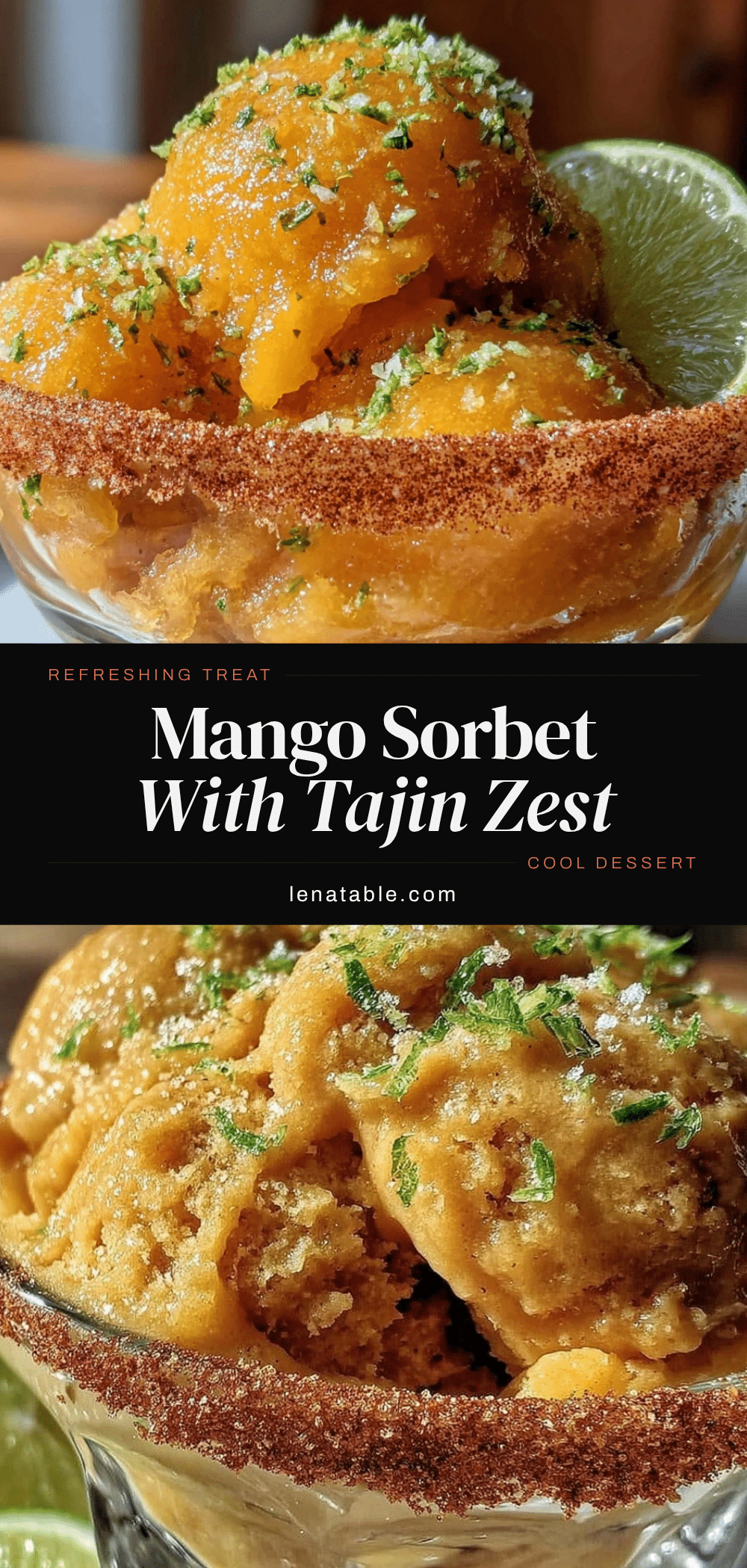 homemade mango sorbet recipe