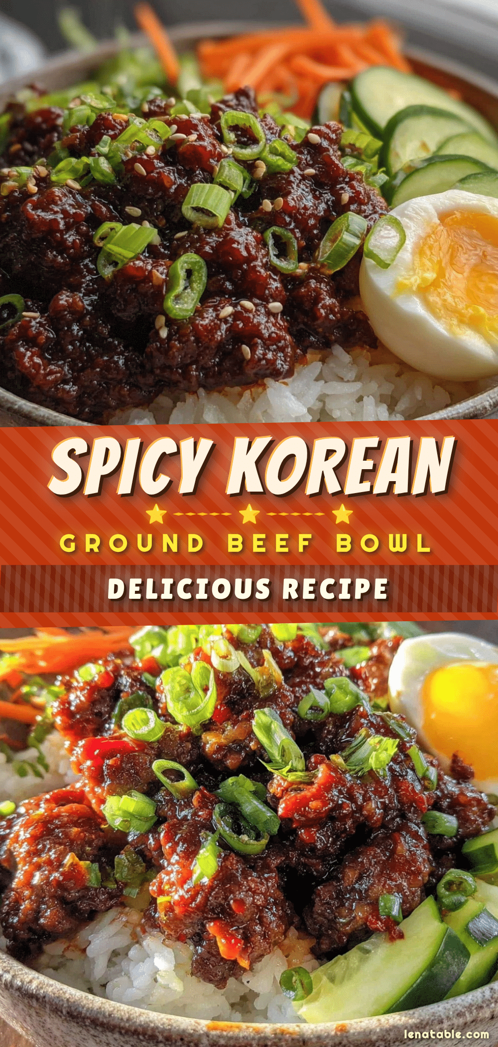 korean-style ground beef bowl recipe
