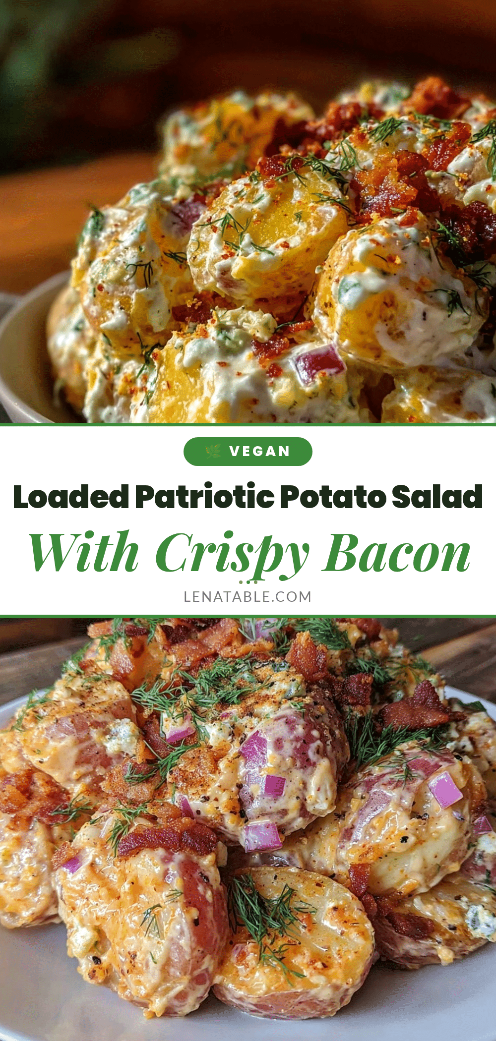 loaded patriotic potato salad recipe