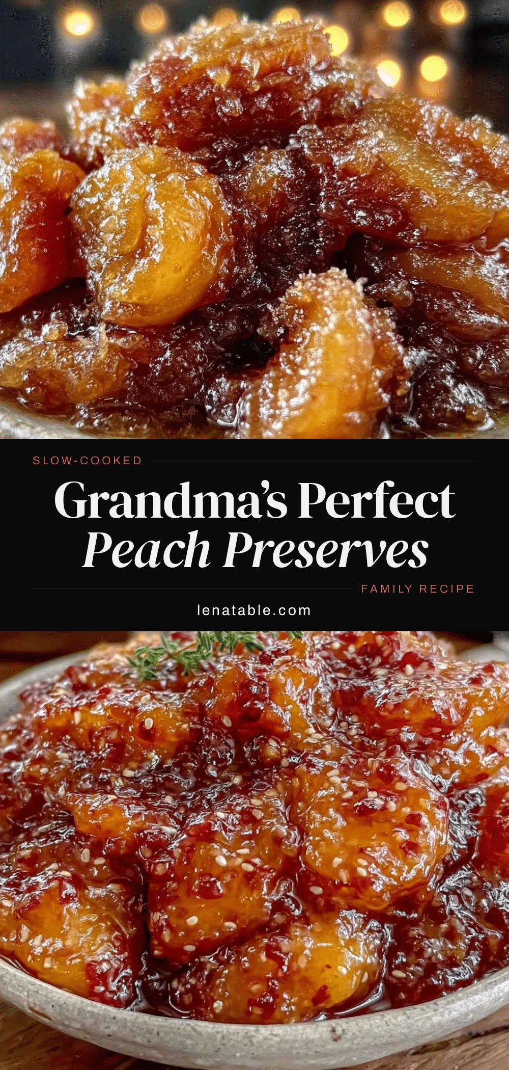 low-and-slow stovetop peach preserves recipe