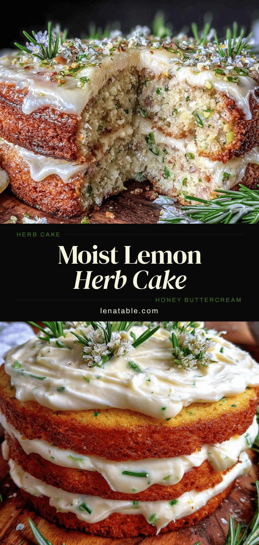 moist lemon herb cake recipe