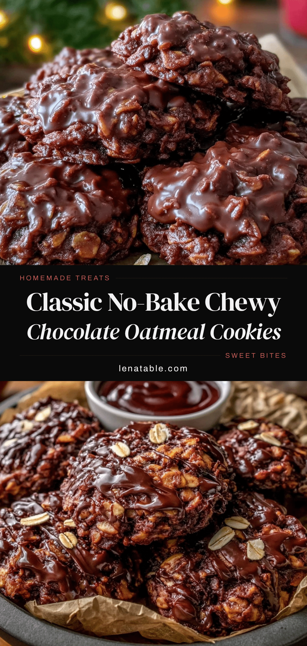 no-bake chewy chocolate oatmeal cookies recipe