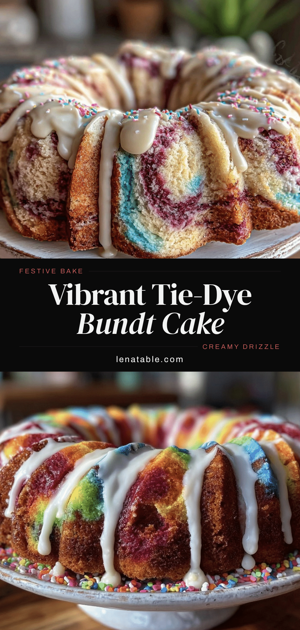 school colors tie-dye bundt cake recipe