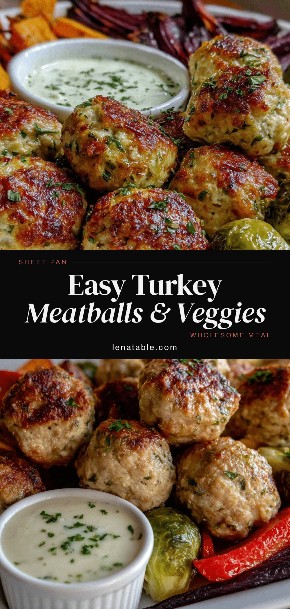 sheet pan turkey meatballs recipe