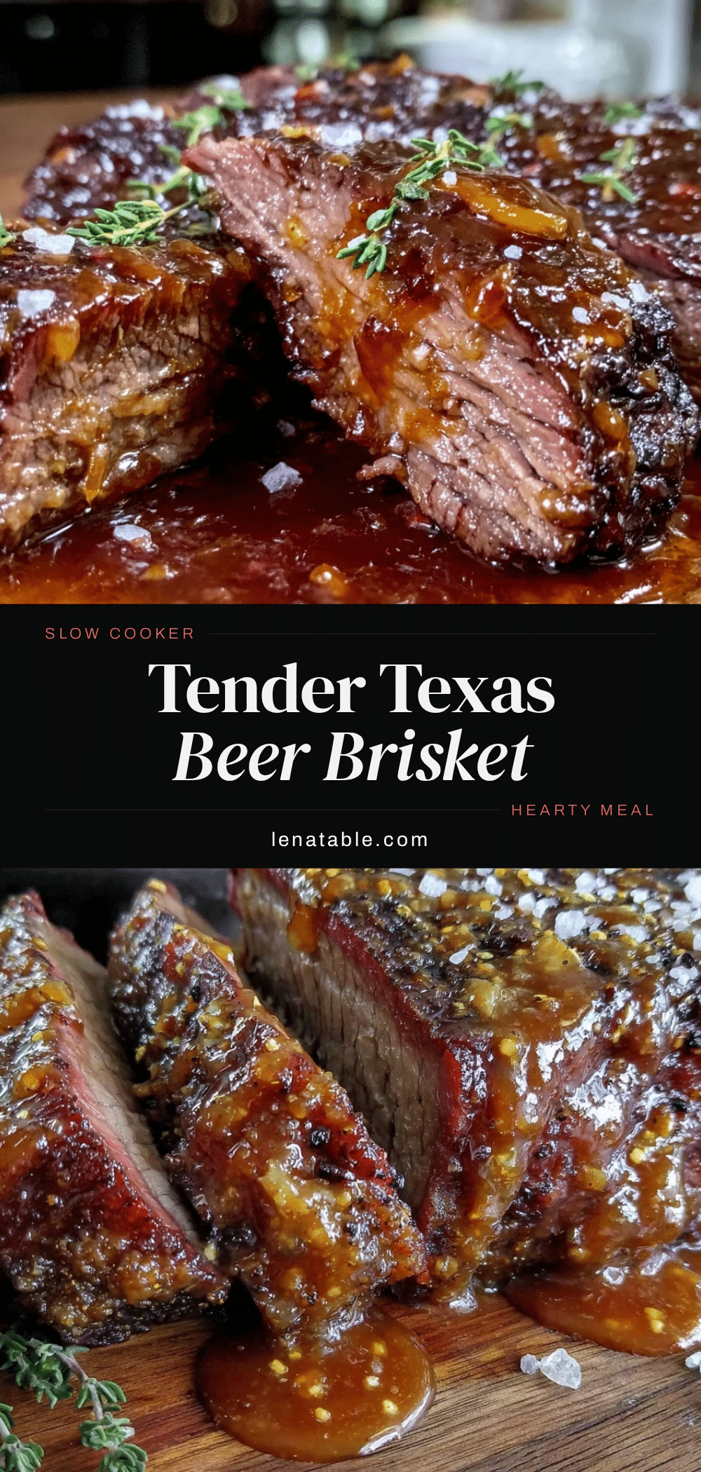 slow cooker texas beer-braised brisket recipe