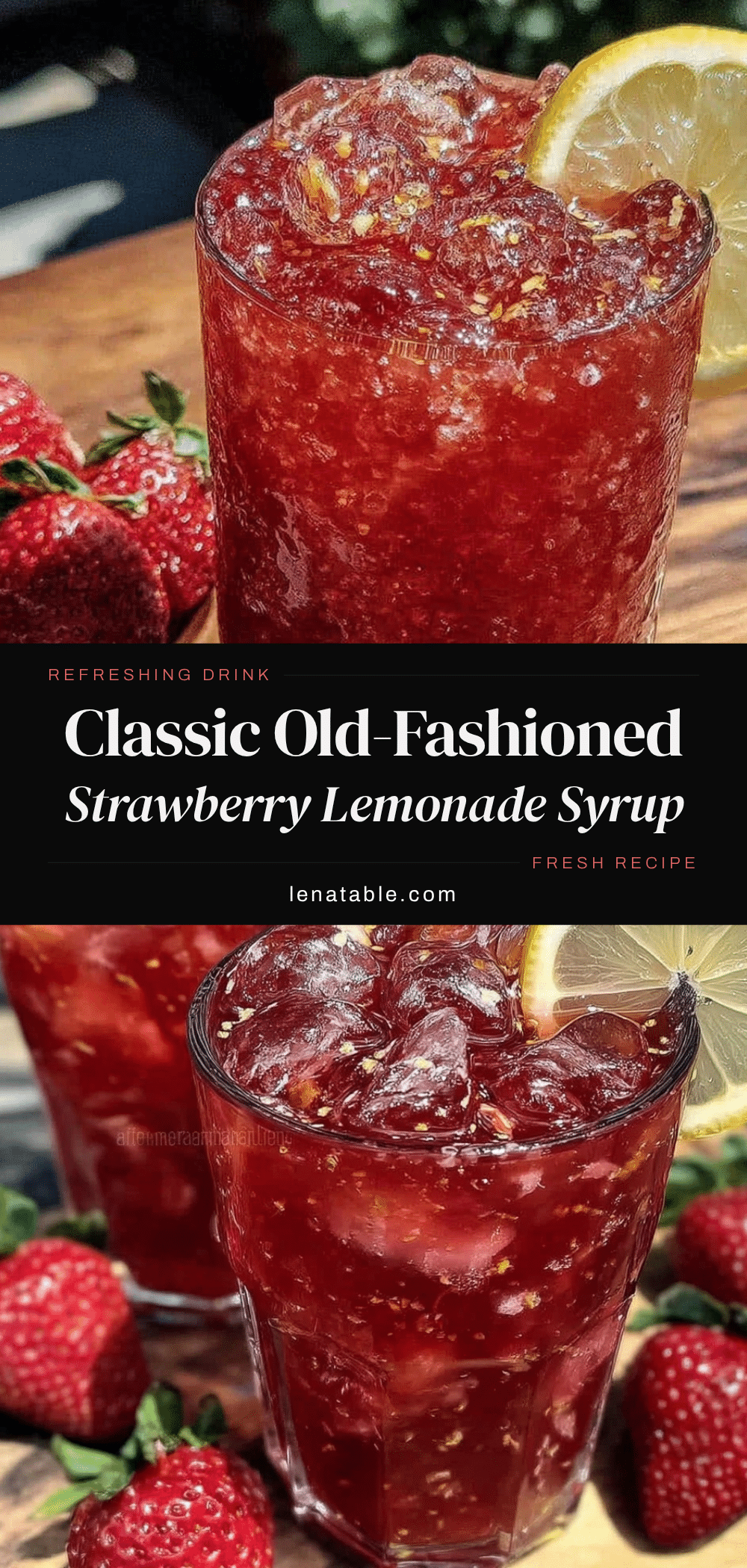 strawberry lemonade syrup recipe