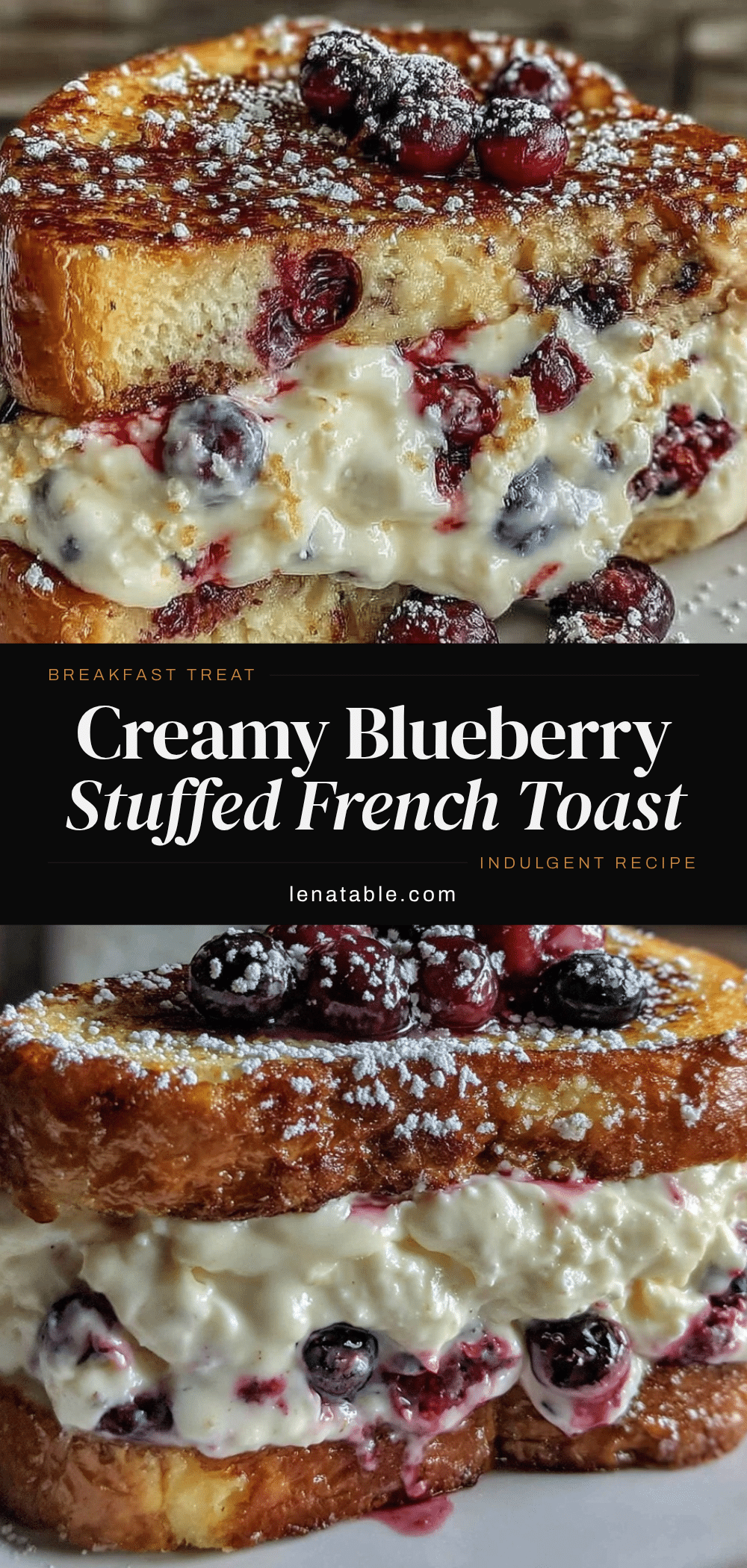 blueberry cream cheese stuffed french toast recipe