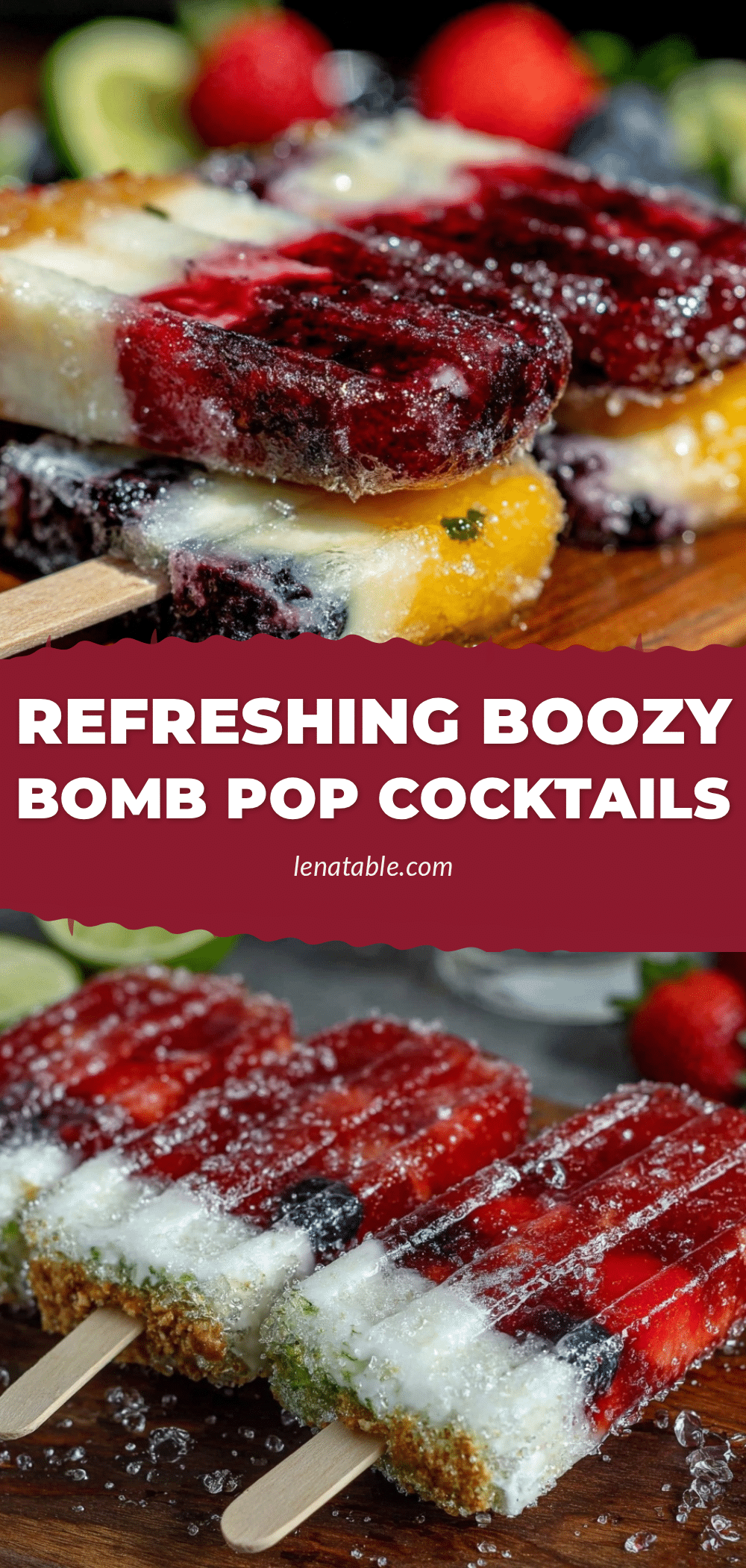 boozy bomb pop popsicles recipe