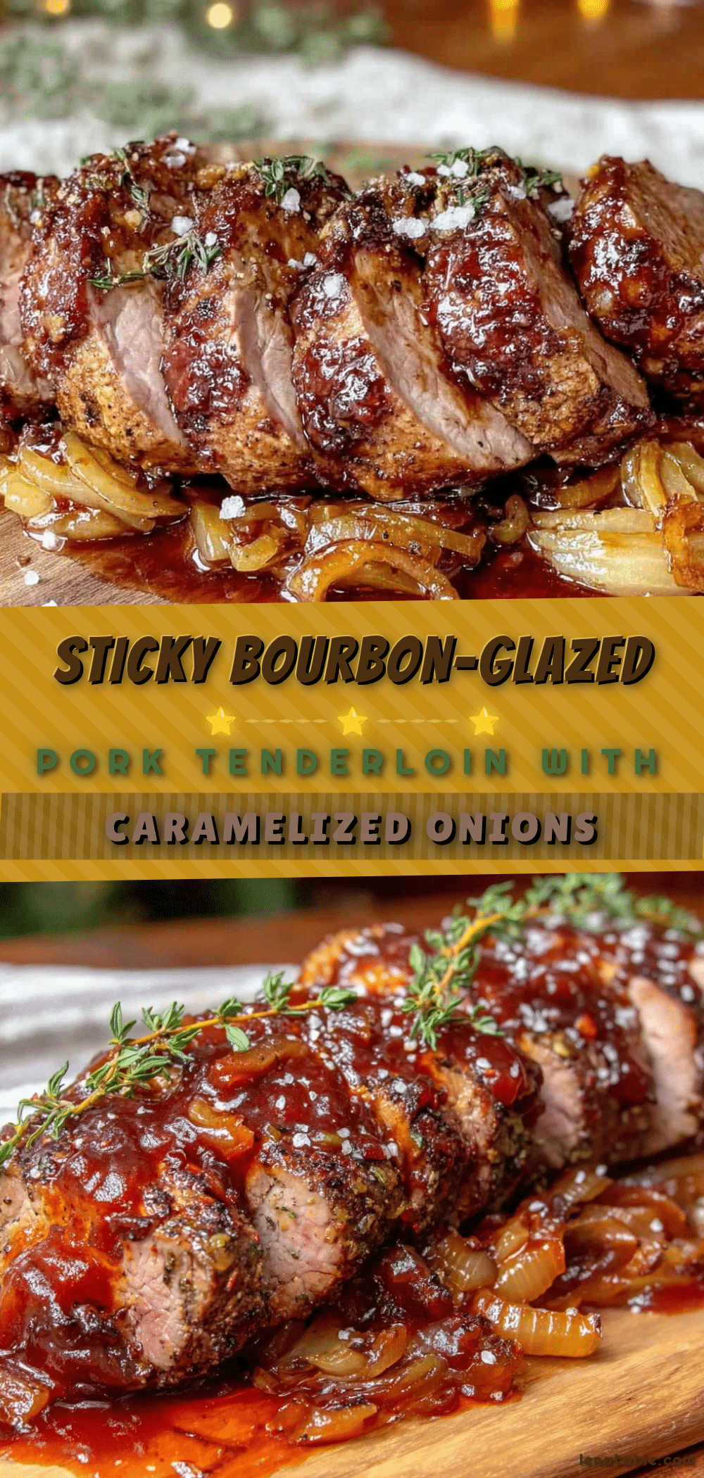 bourbon-glazed pork tenderloin recipe