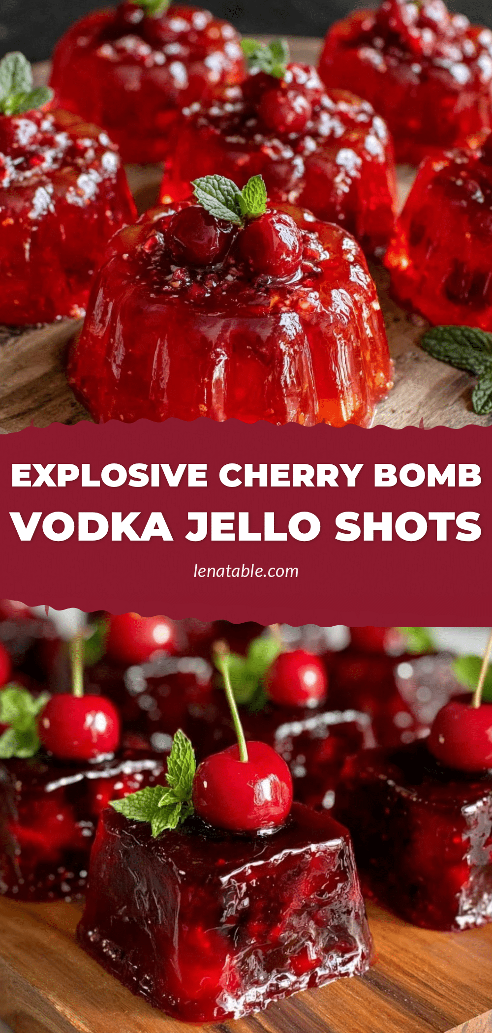 cherry bomb jello shots with vodka recipe