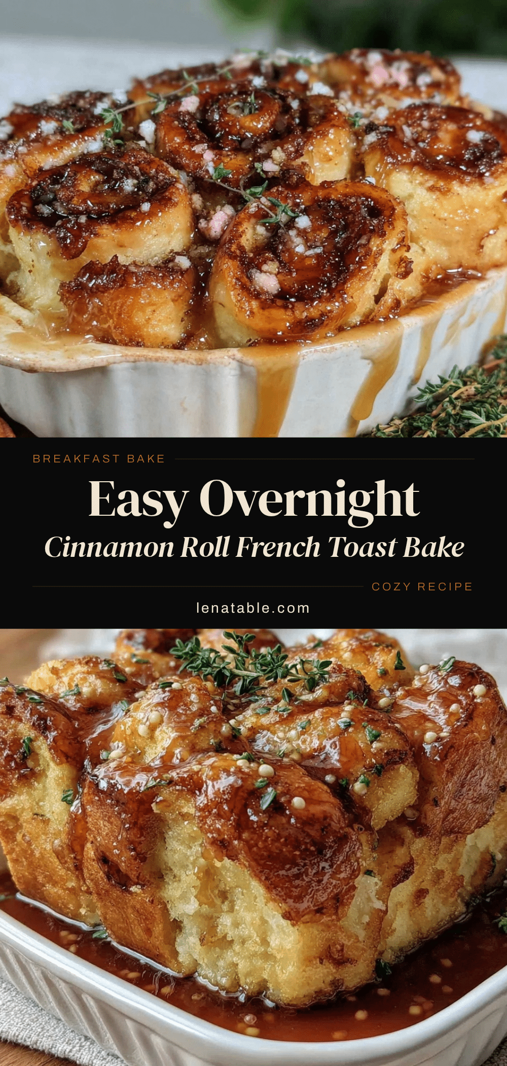 cinnamon roll french toast bake recipe