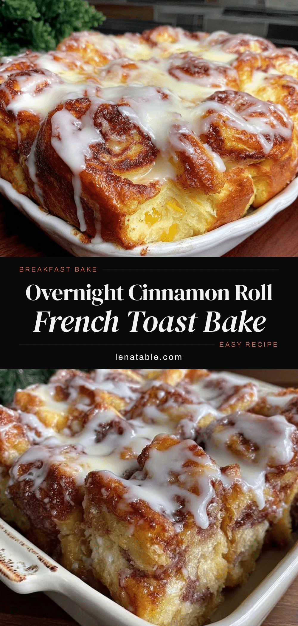 cinnamon roll french toast bake recipe