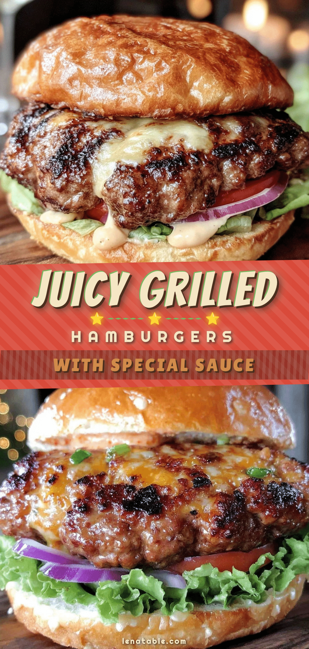 classic juicy grilled hamburgers recipe