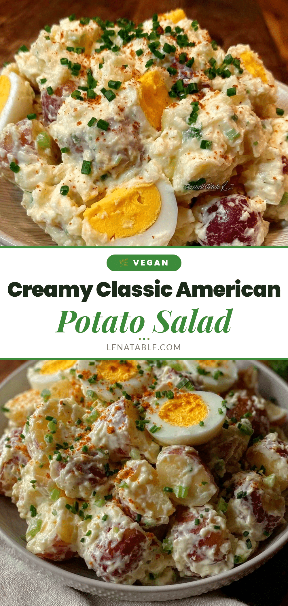 creamy classic American potato salad recipe