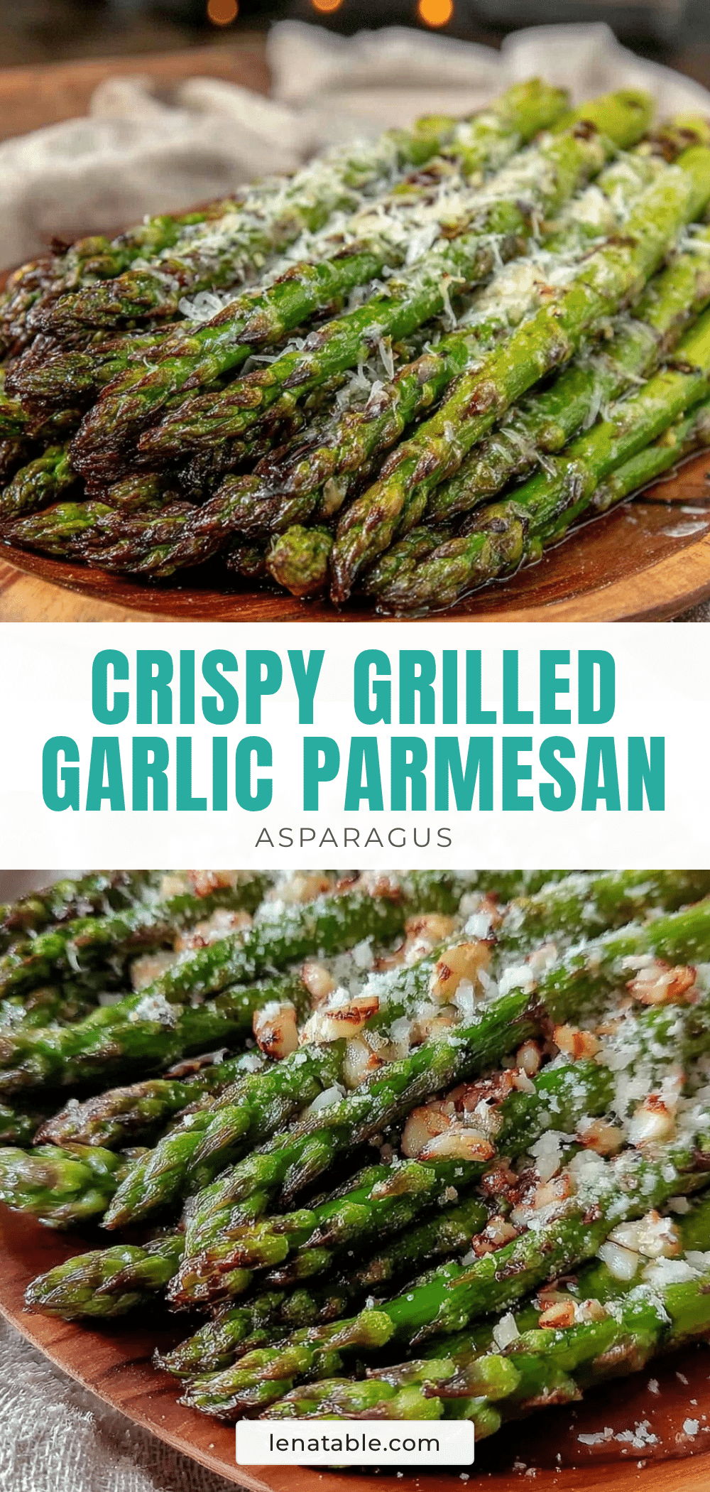 crispy grilled garlic parmesan asparagus spears recipe
