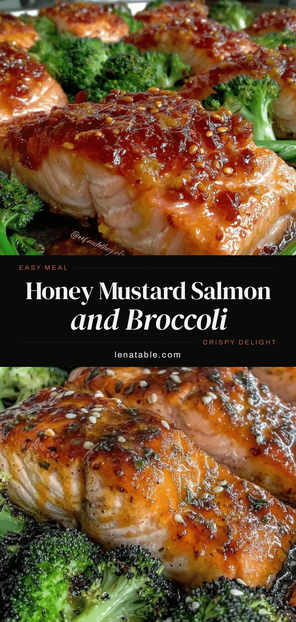 crispy honey mustard salmon recipe
