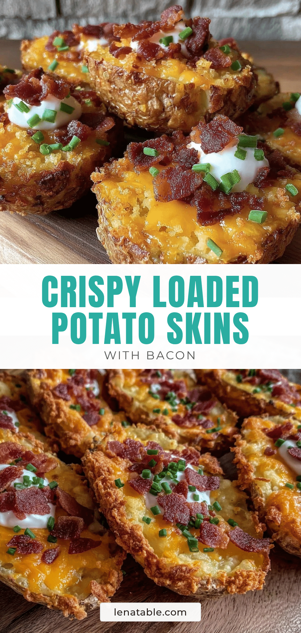 crispy loaded potato skins recipe