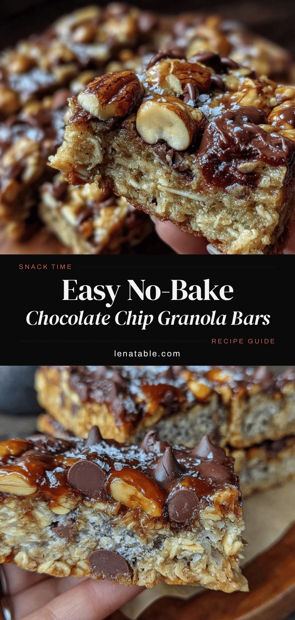 easy no-bake granola bars recipe