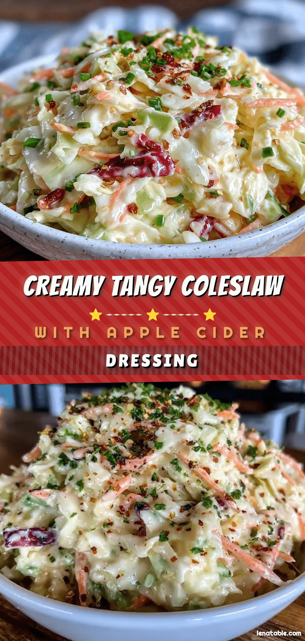 fresh creamy coleslaw recipe