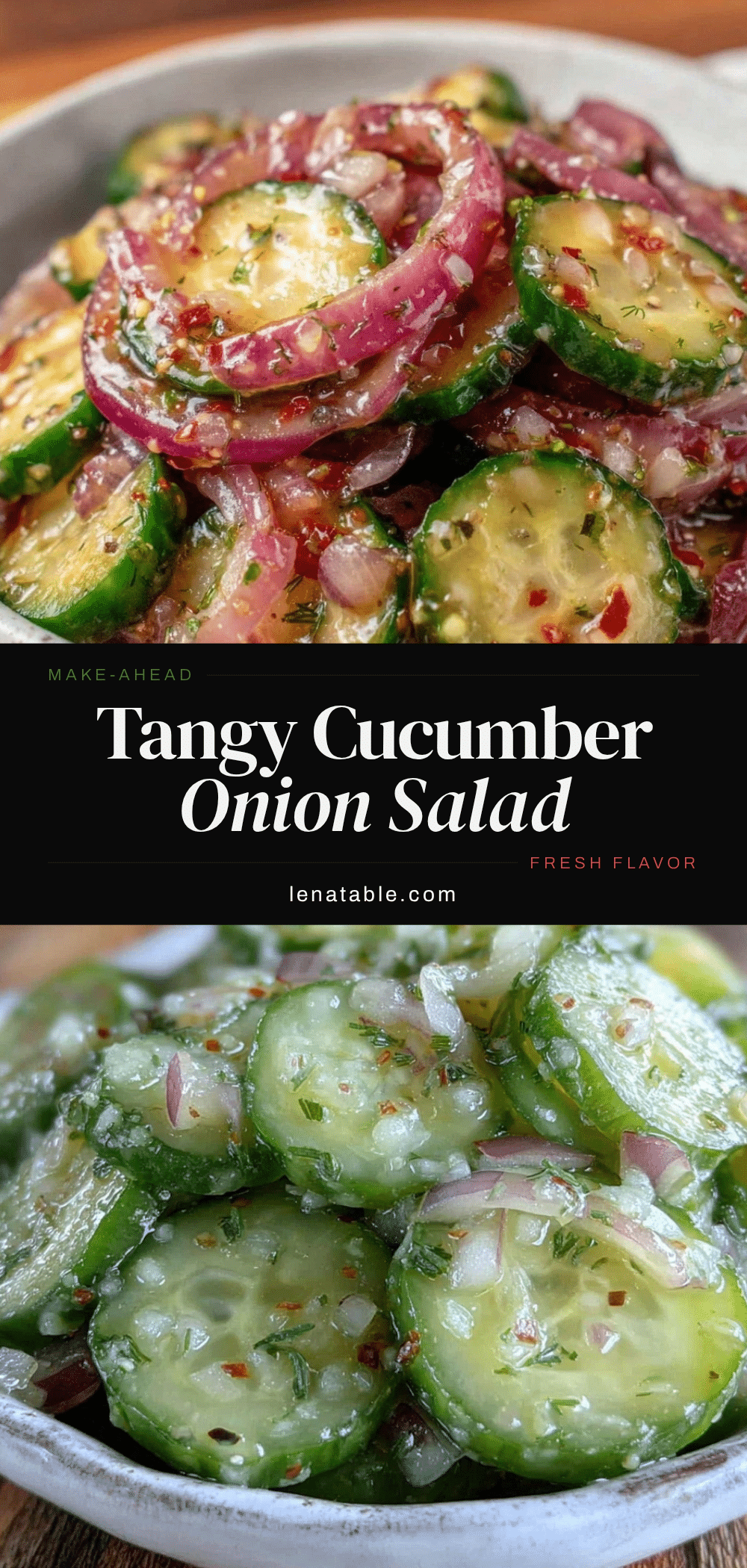 fresh cucumber onion salad recipe