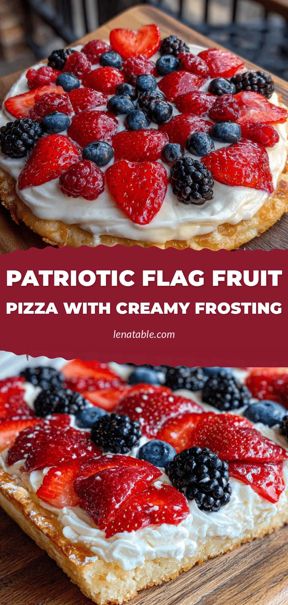 fresh flag fruit pizza recipe