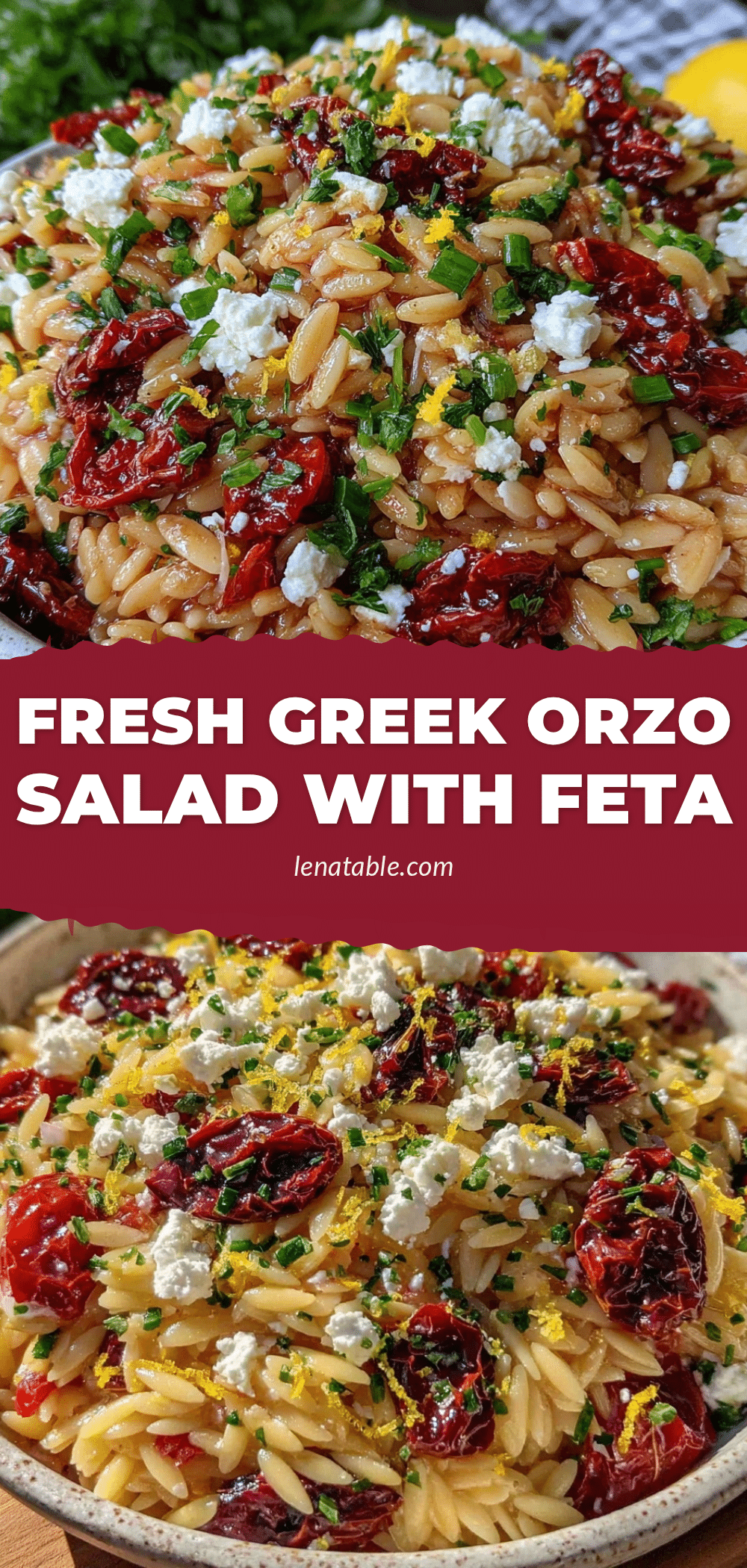 fresh greek orzo salad recipe
