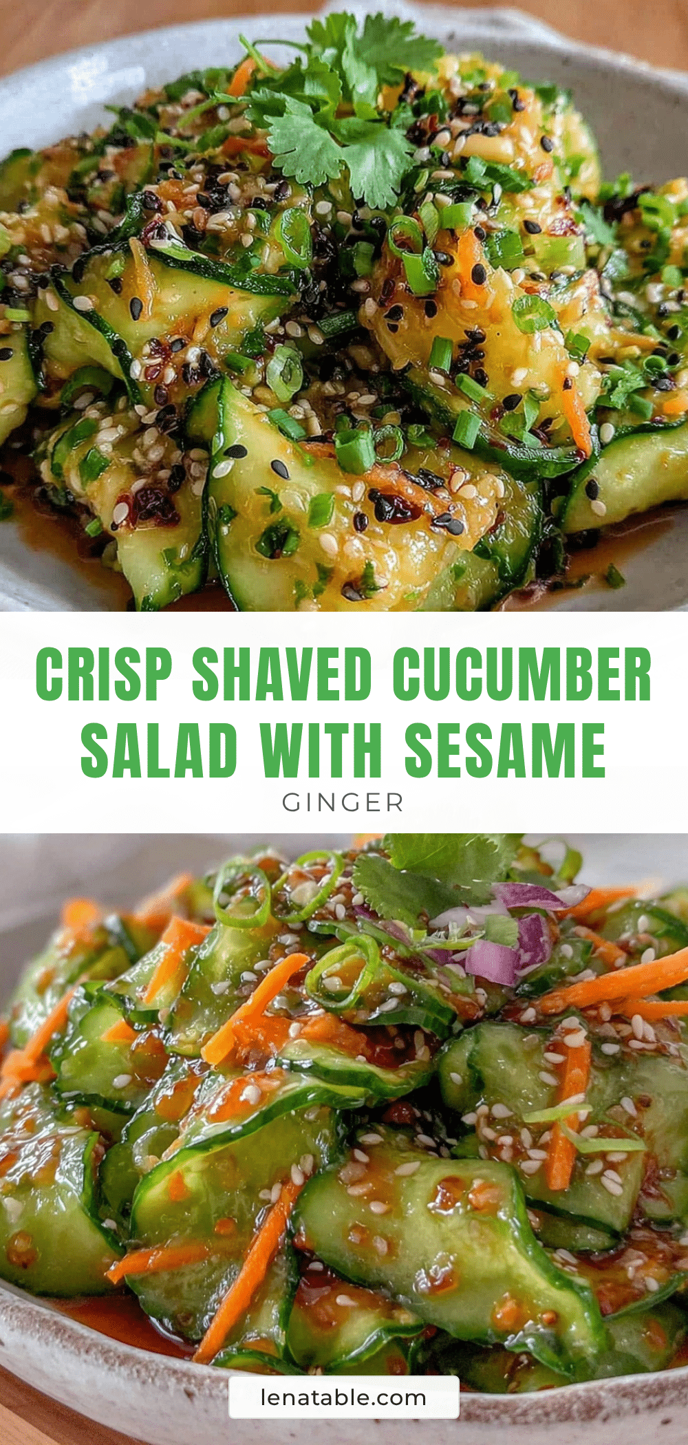 fresh shaved cucumber salad recipe