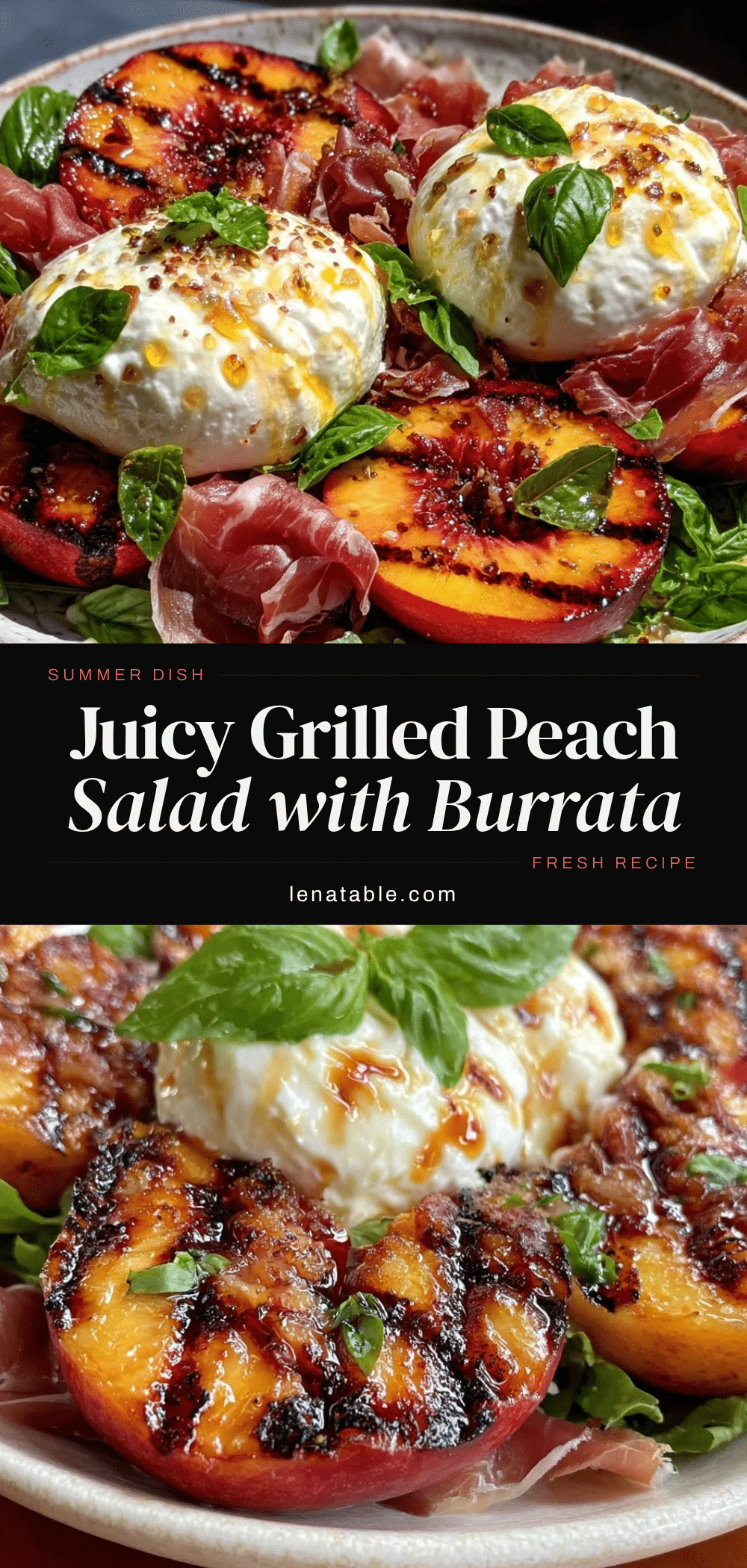 grilled peach salad recipe